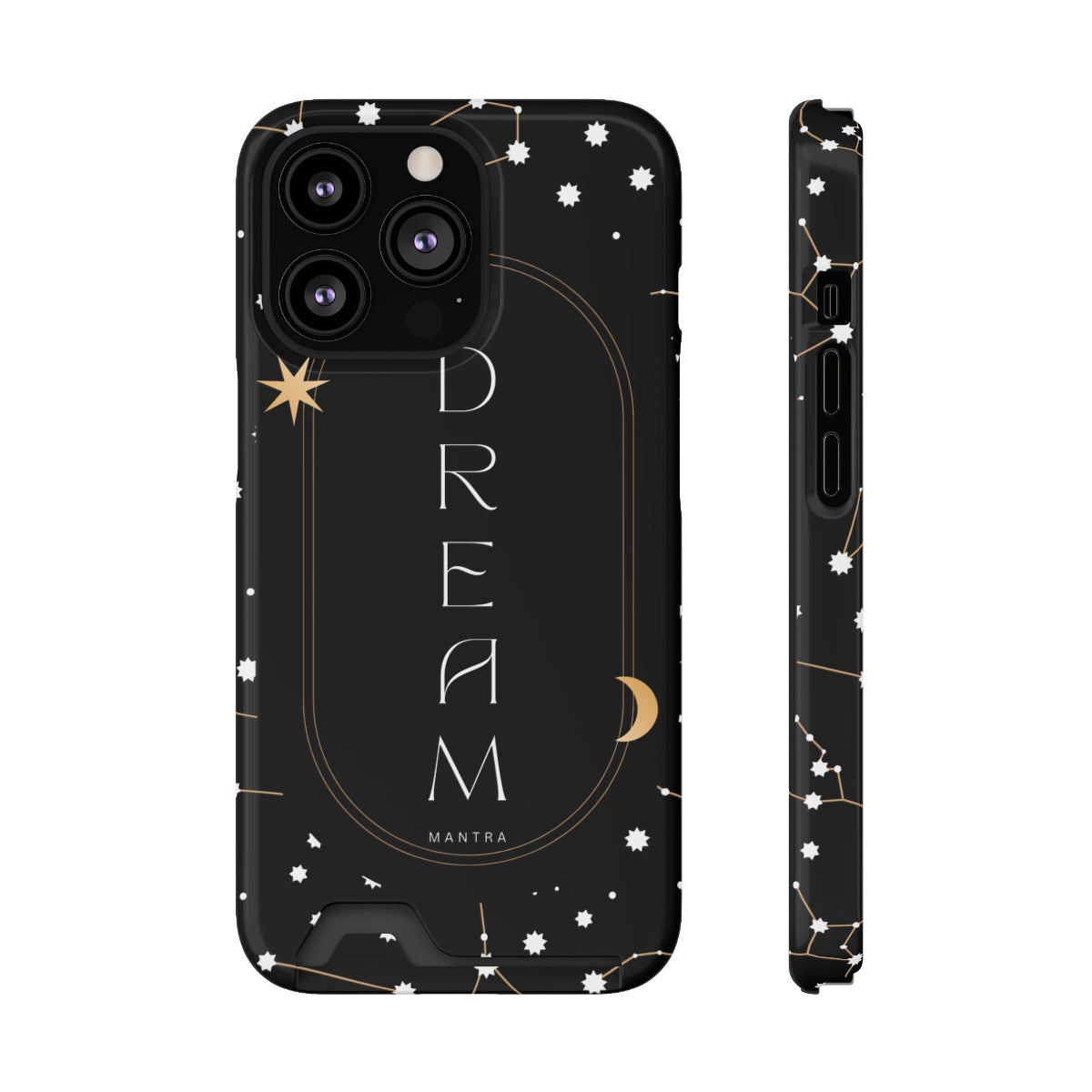 Mantra Dream Phone Case With Card Holder