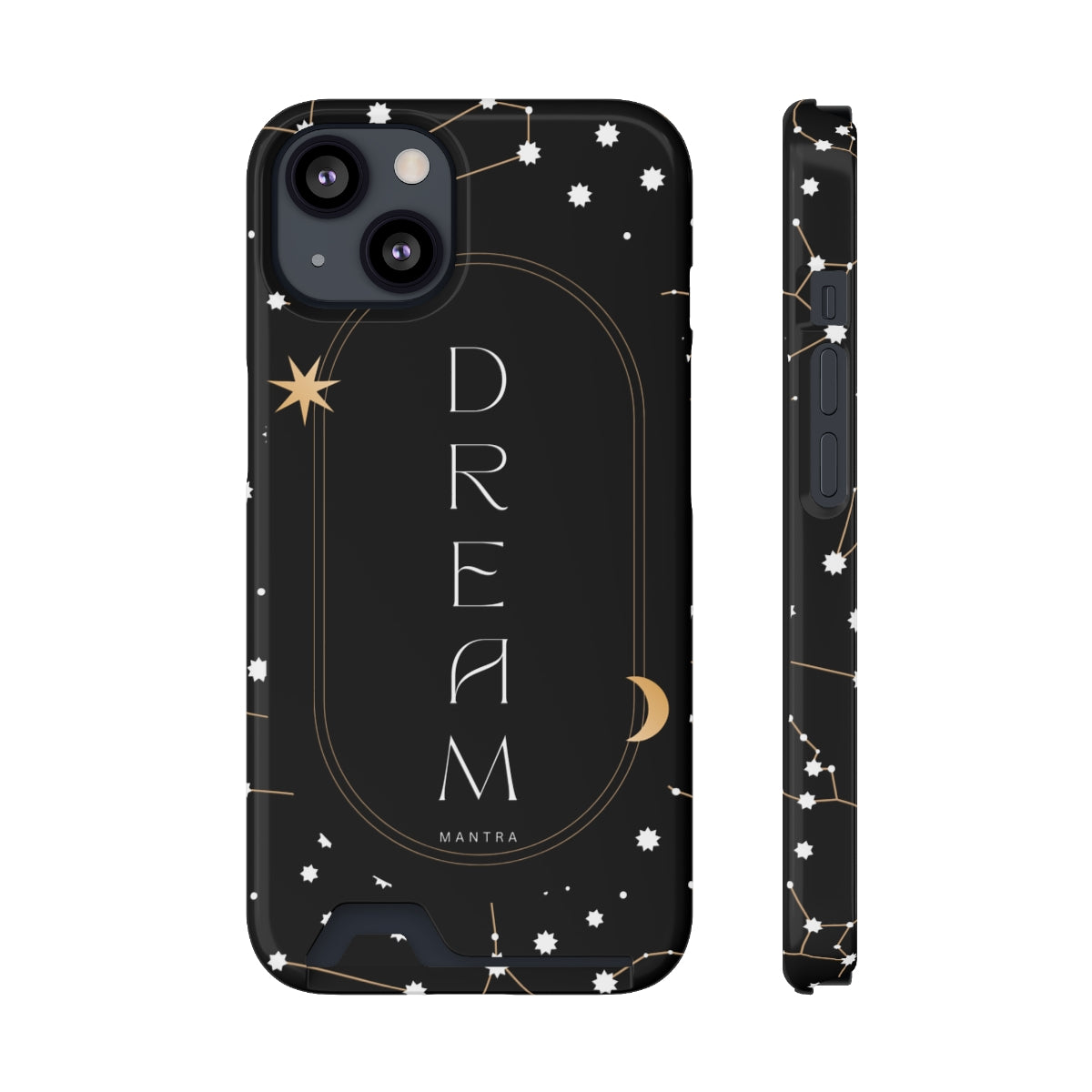 Mantra Dream Phone Case With Card Holder