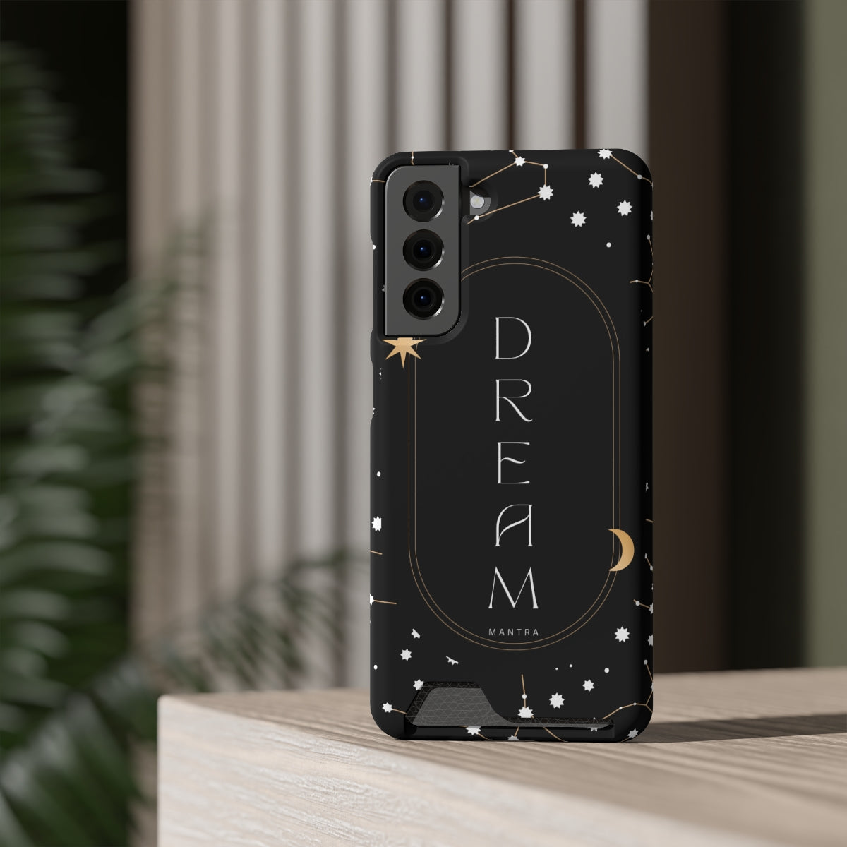 Mantra Dream Phone Case With Card Holder