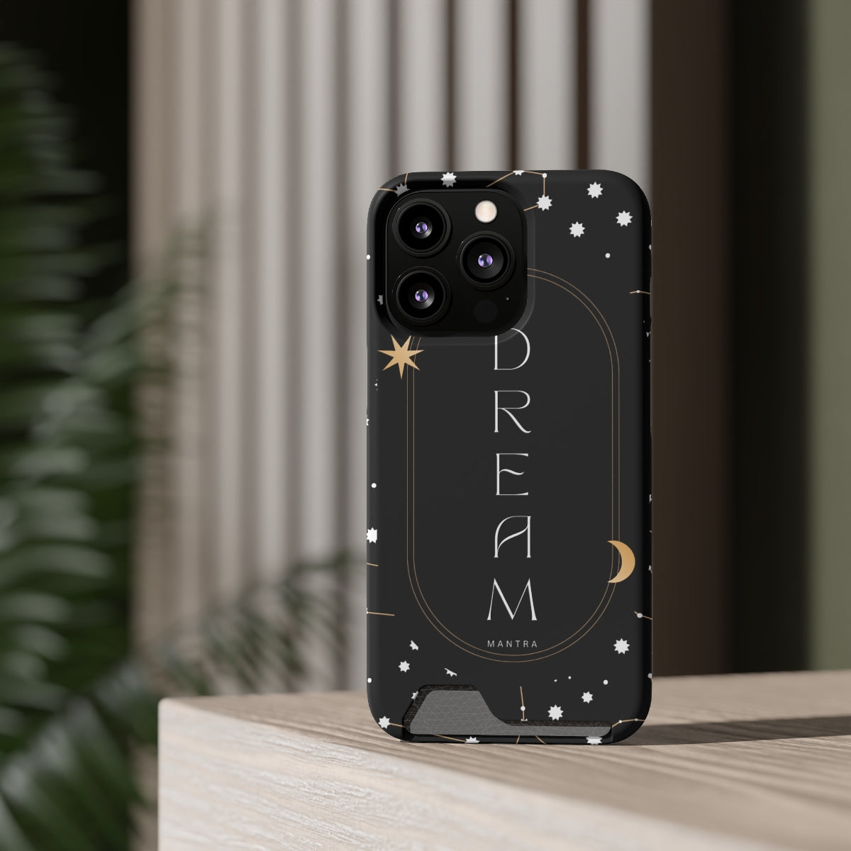 Mantra Dream Phone Case With Card Holder