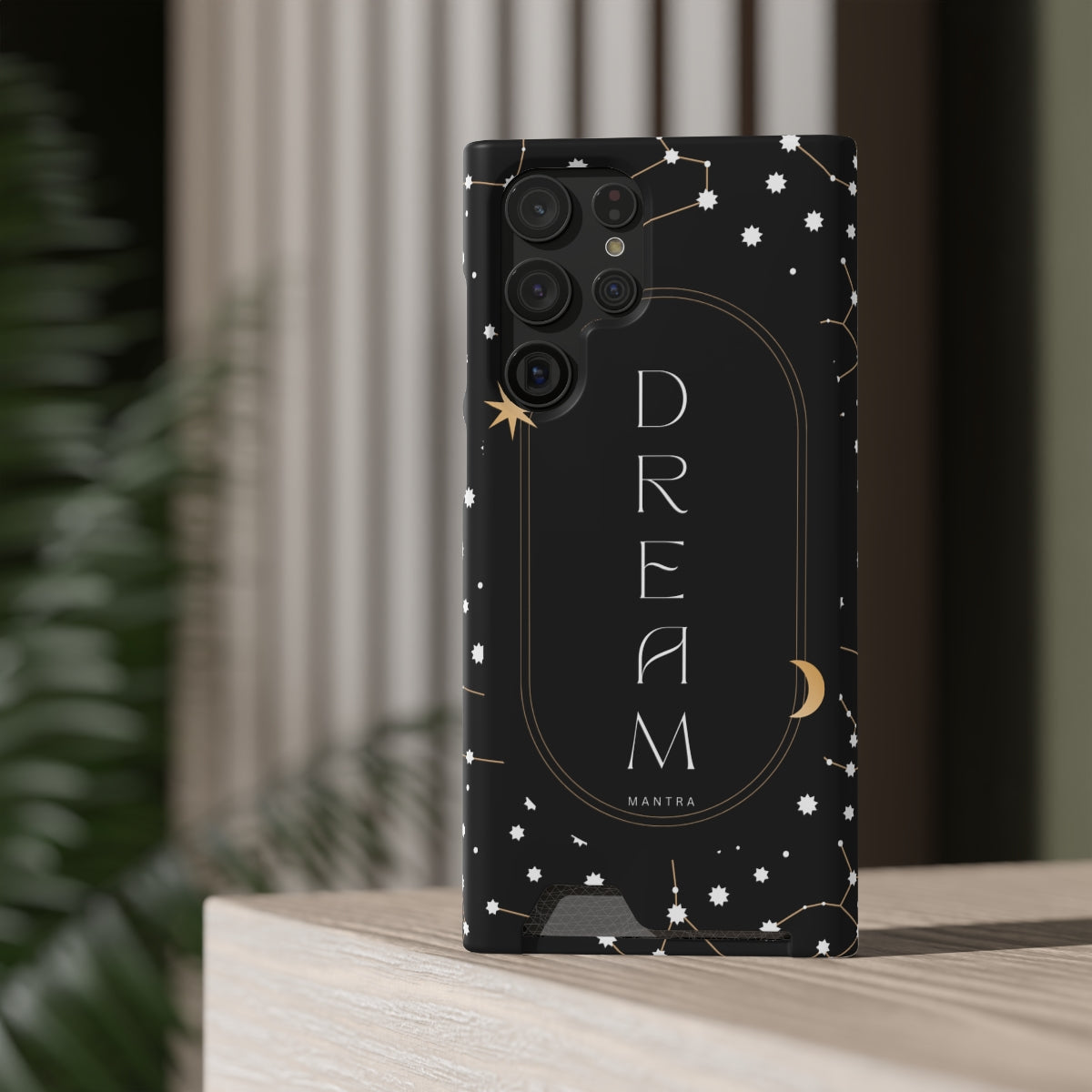 Mantra Dream Phone Case With Card Holder