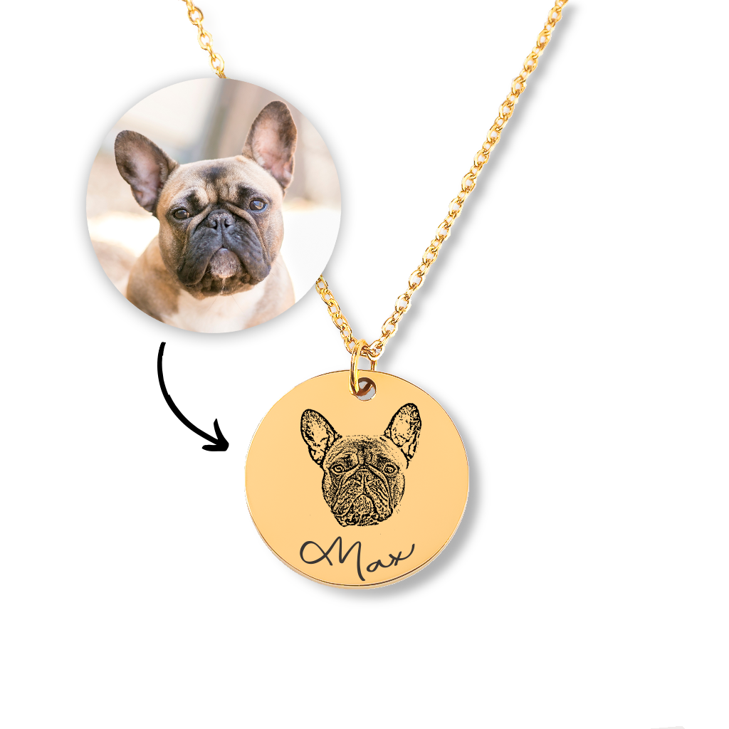 Dog Mama Personalized Memorial Necklace