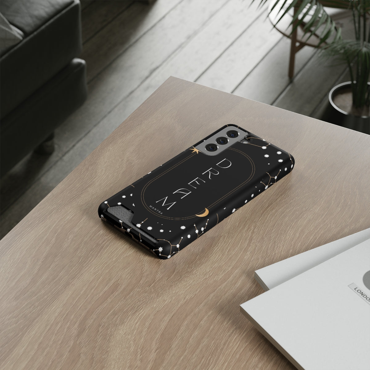 Mantra Dream Phone Case With Card Holder