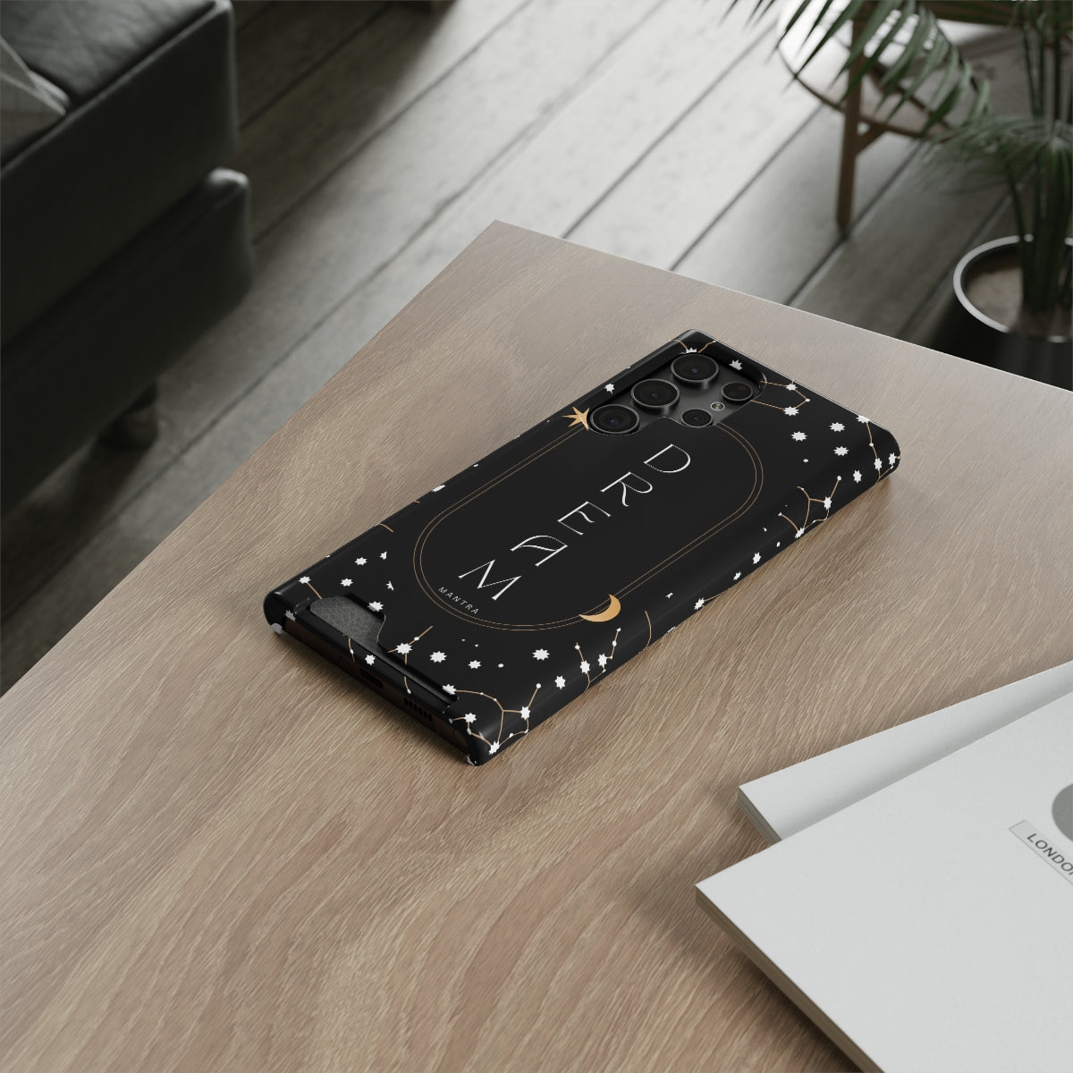 Mantra Dream Phone Case With Card Holder
