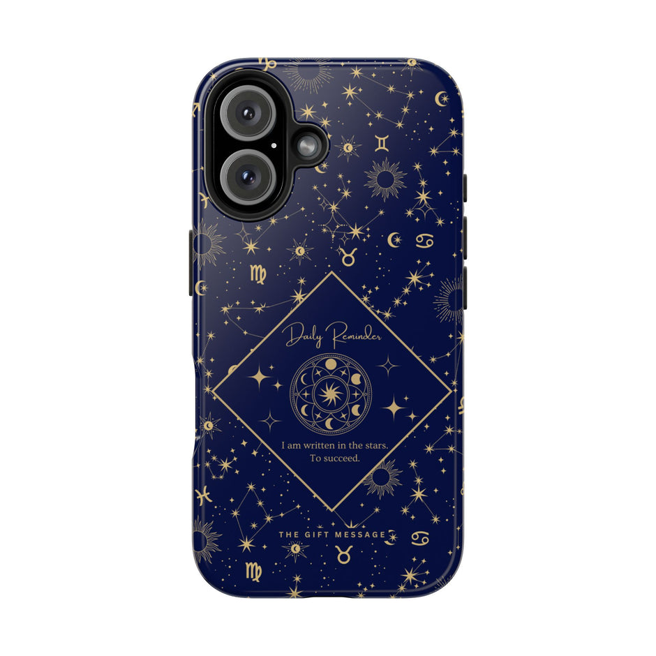 Celestial Messages Zodiac Phone Case – "Written in the Stars" Midnight Edition
