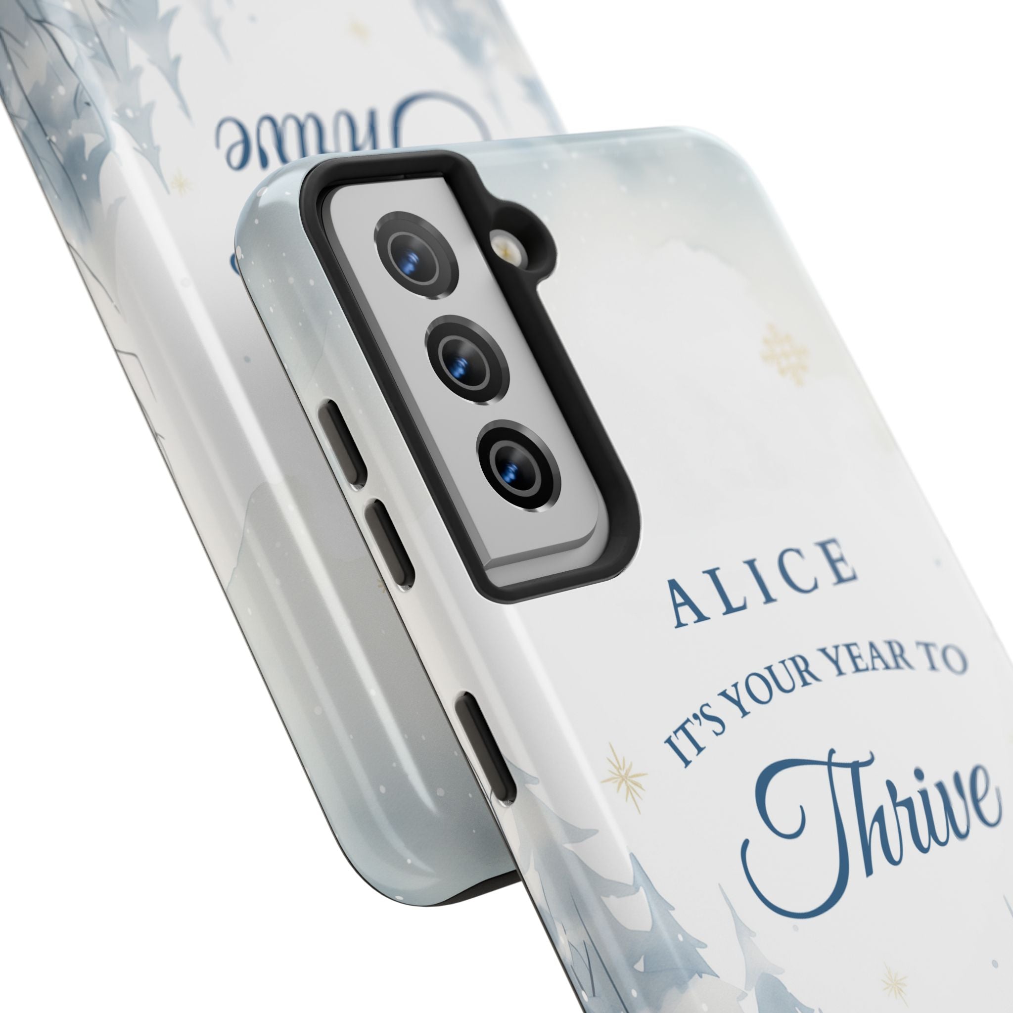 Thrive Snowy Scene Personalized Phone Case