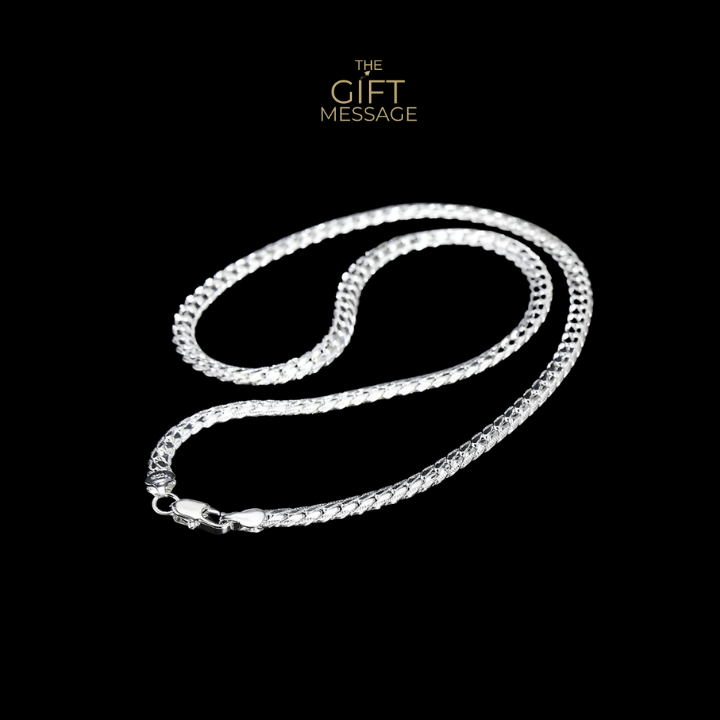 REMY - Mens Sterling Silver Cuban Chain