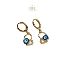 Load image into Gallery viewer, Evil Eye earrings
