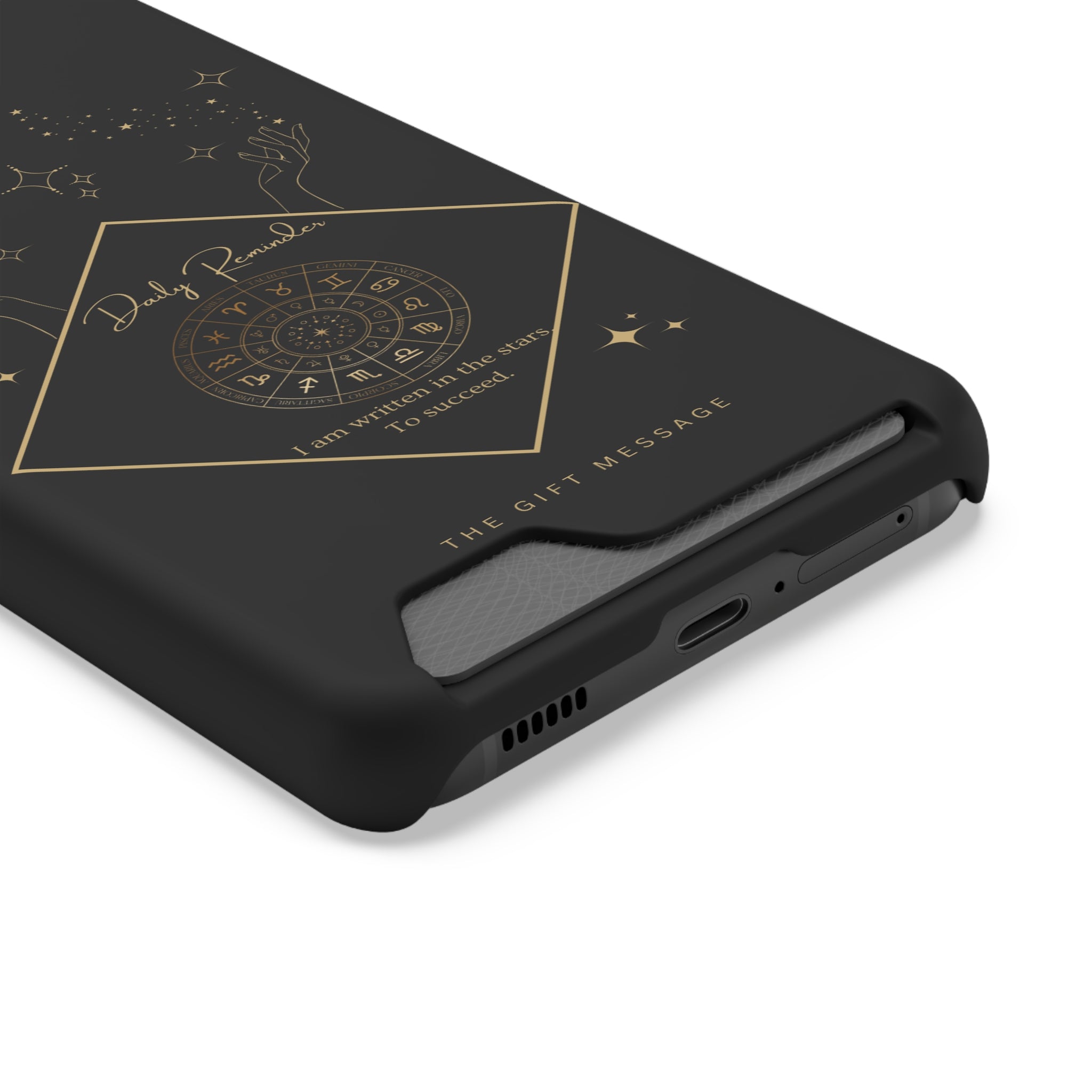 Mantra Constellation Phone Case With Card Holder