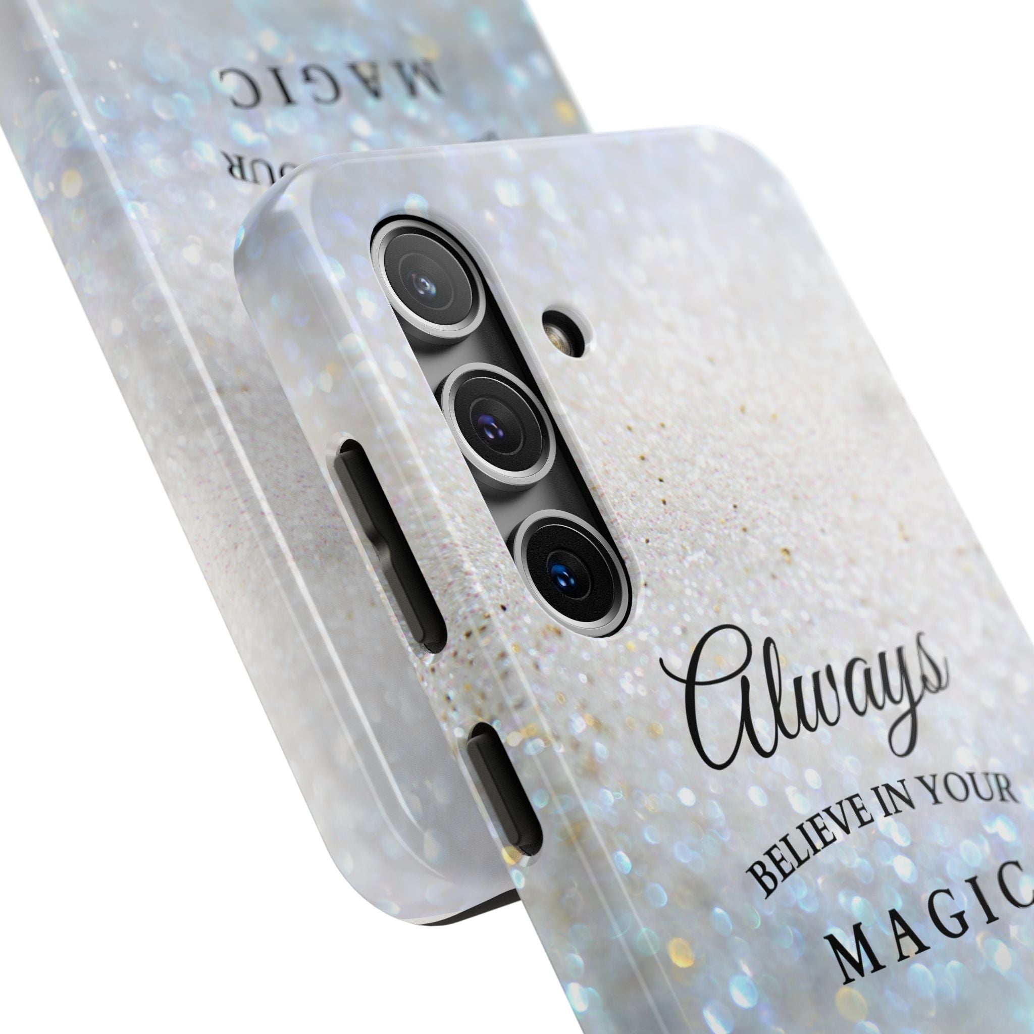 Crystal Snow Phone Case – Always Believe in Your Magic