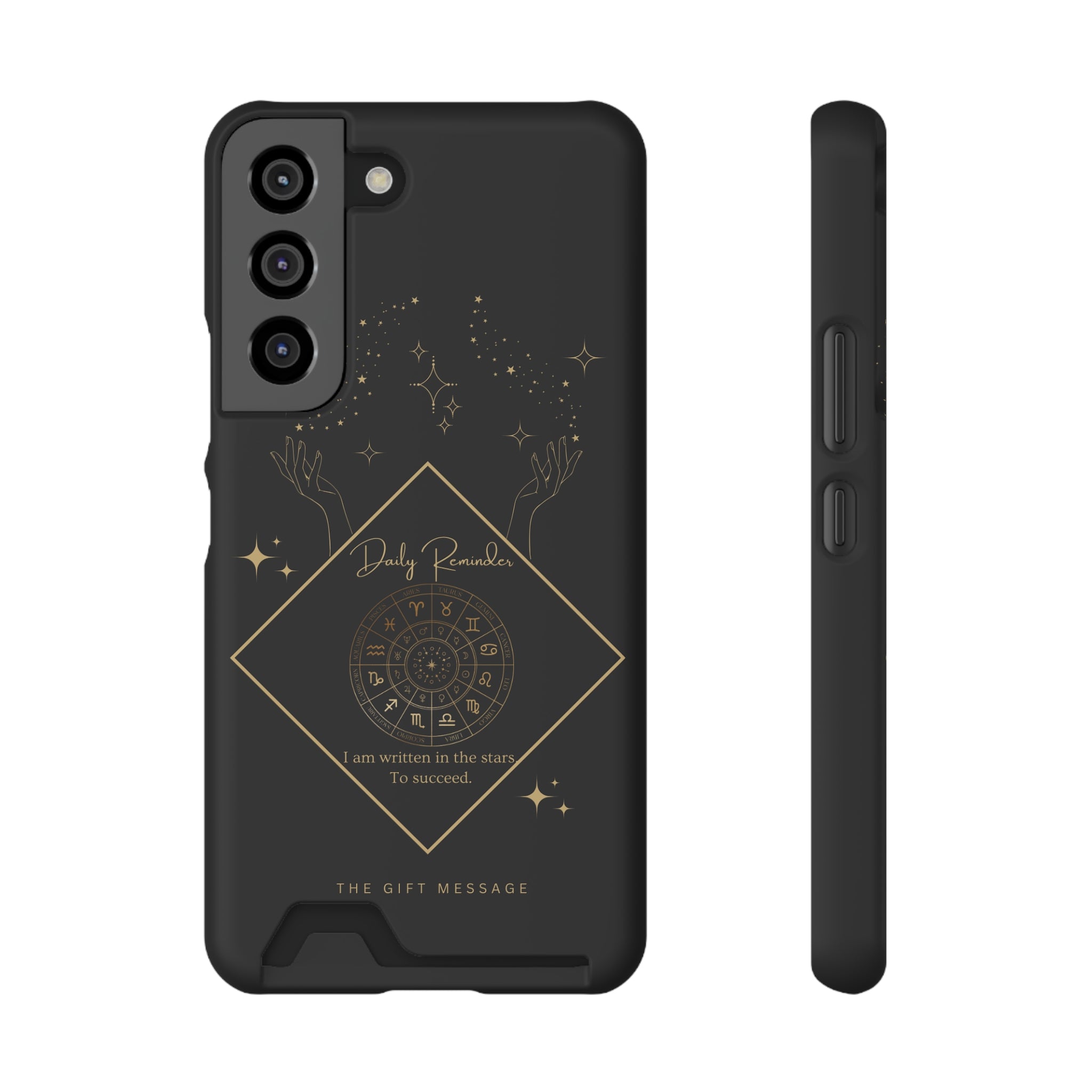 Mantra Constellation Phone Case With Card Holder