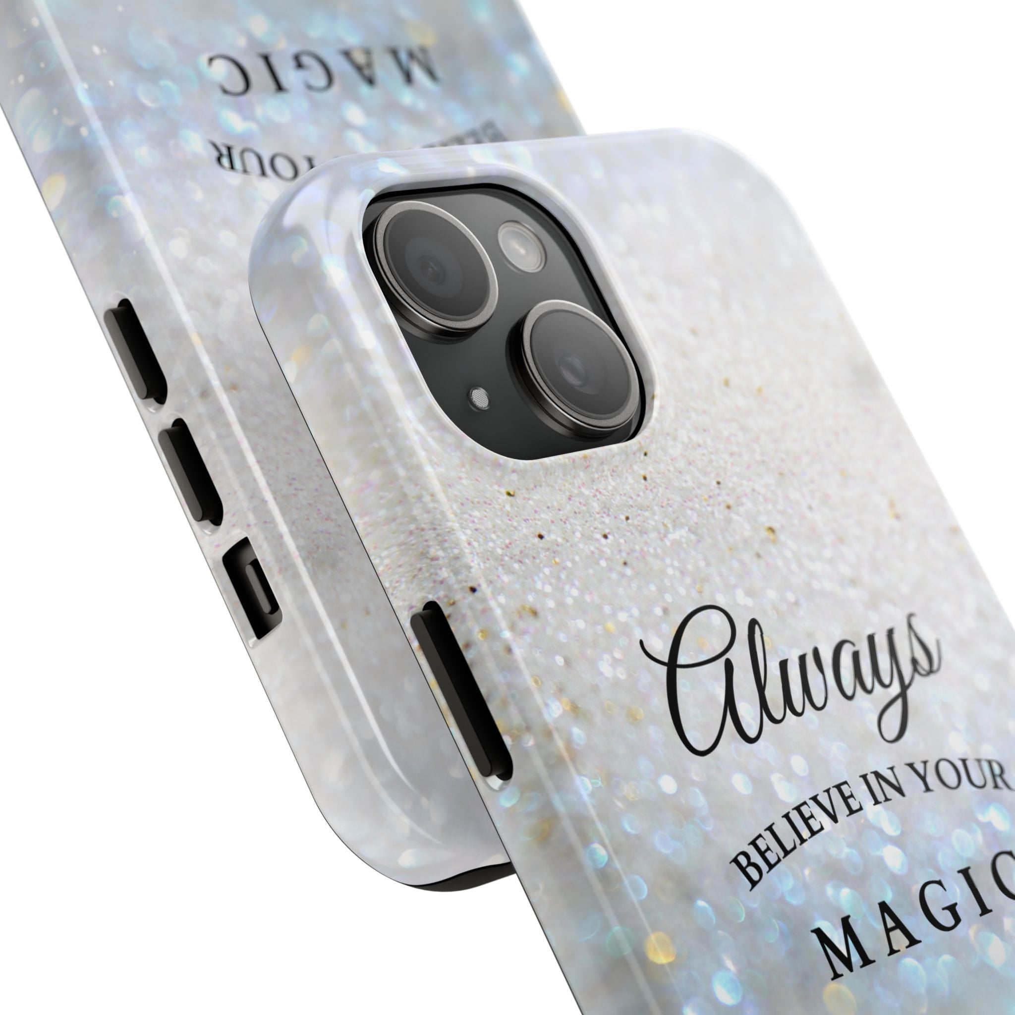 Crystal Snow Phone Case – Always Believe in Your Magic