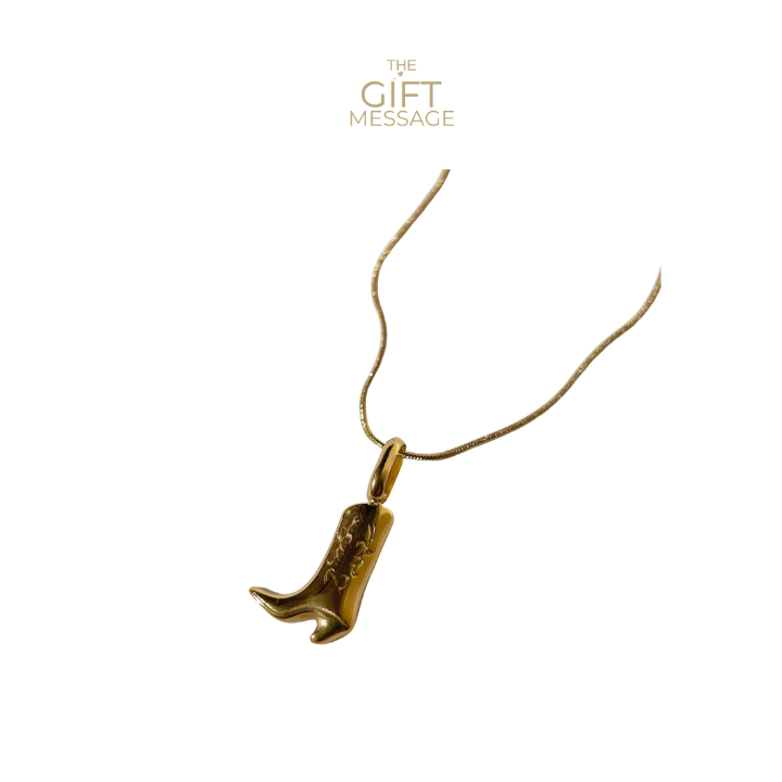 Shelley Cowgirl Boot Necklace