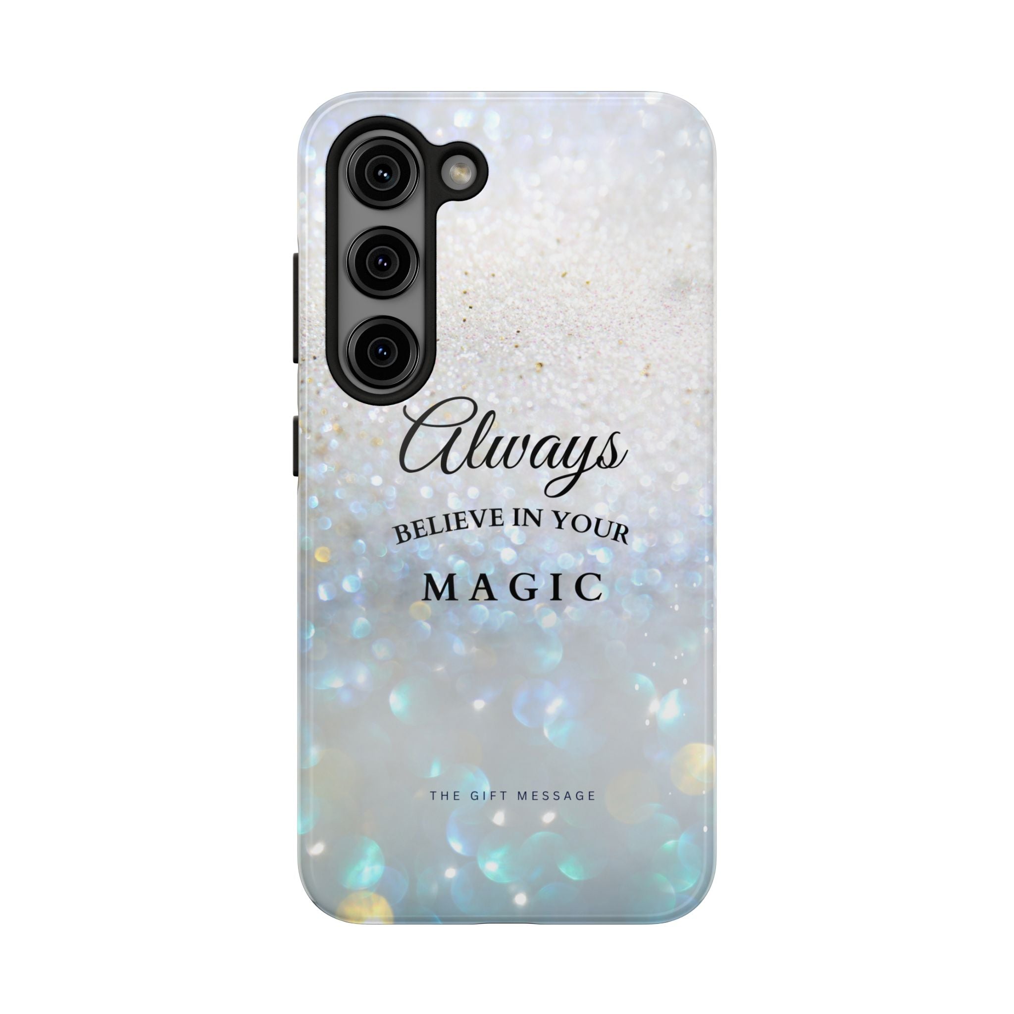 Crystal Snow Phone Case – Always Believe in Your Magic