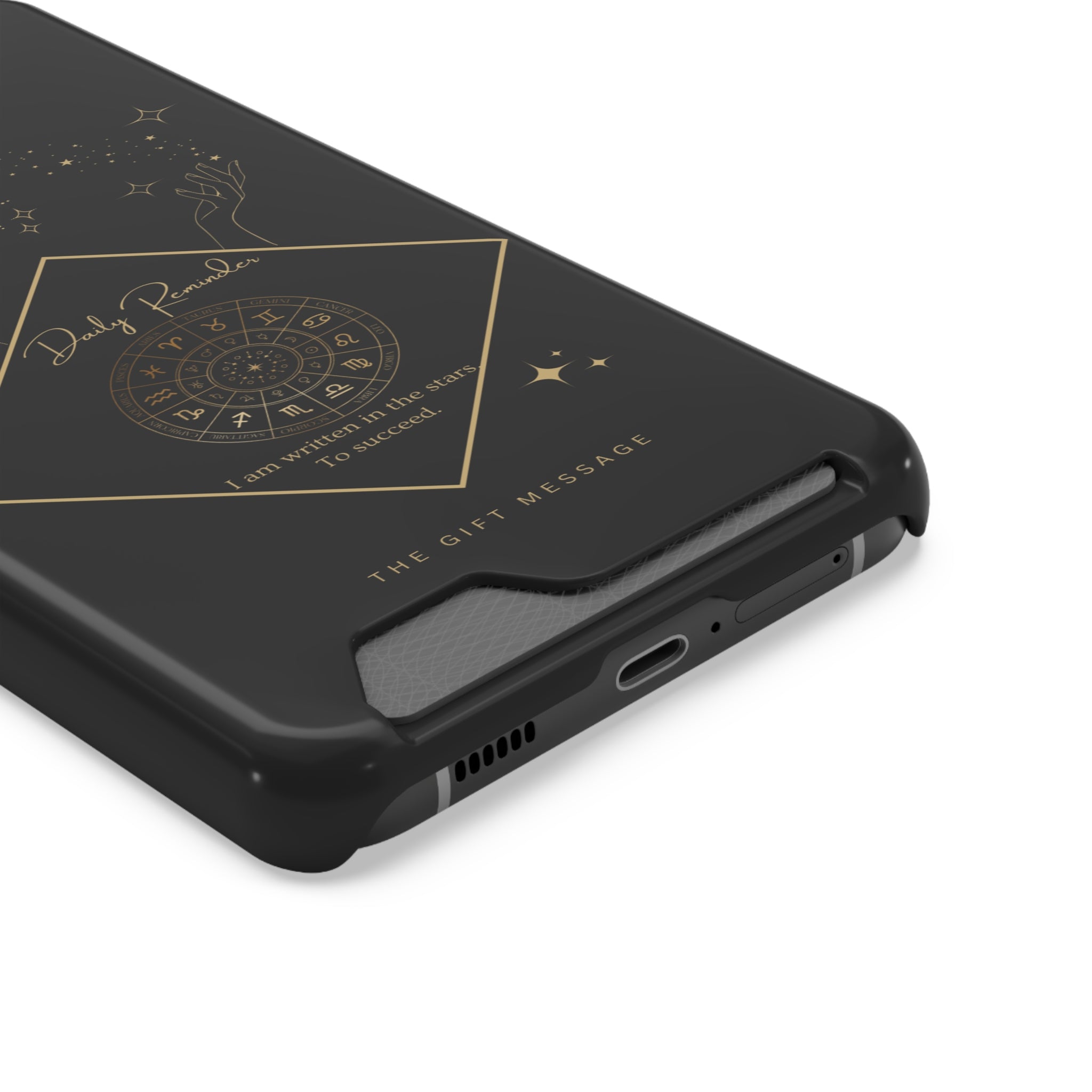 Mantra Constellation Phone Case With Card Holder