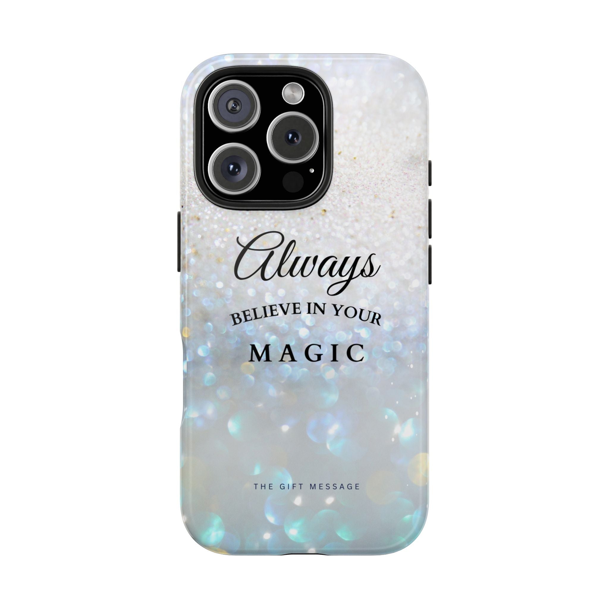 Crystal Snow Phone Case – Always Believe in Your Magic