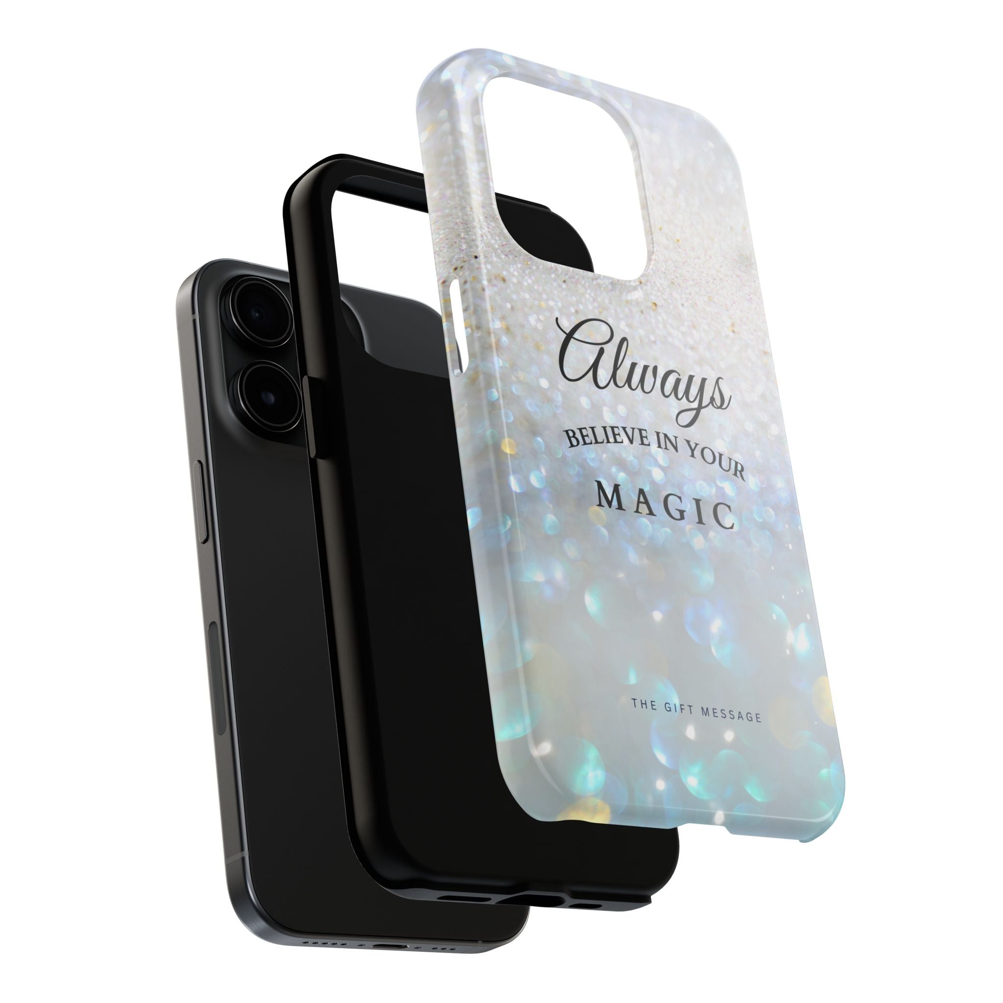 Crystal Snow Phone Case – Always Believe in Your Magic