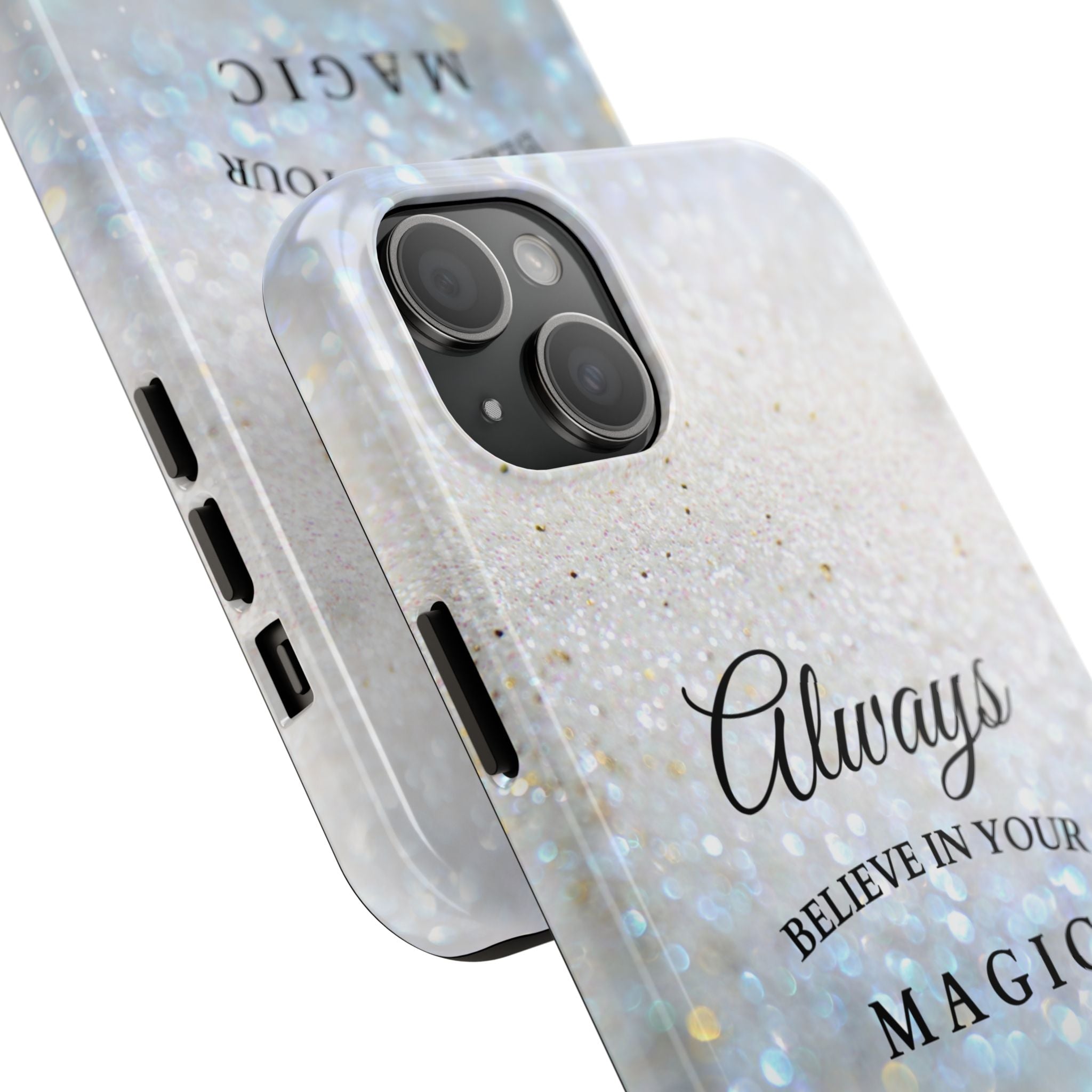 Crystal Snow Phone Case – Always Believe in Your Magic