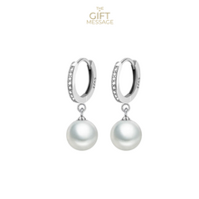 Load image into Gallery viewer, Lucia Silver Freshwater pearl Earrings
