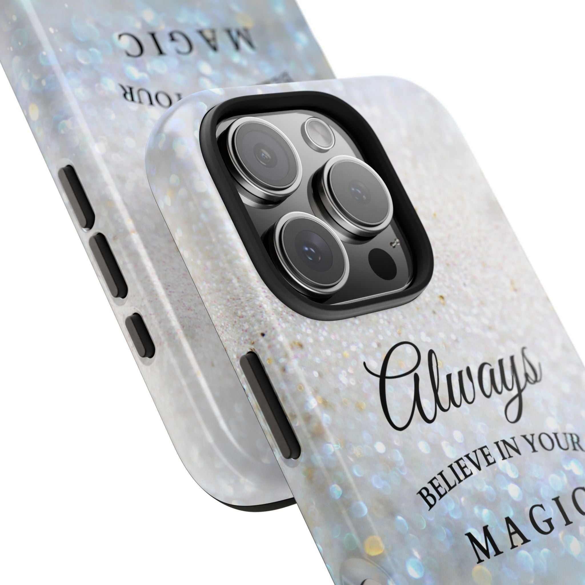 Crystal Snow Phone Case – Always Believe in Your Magic