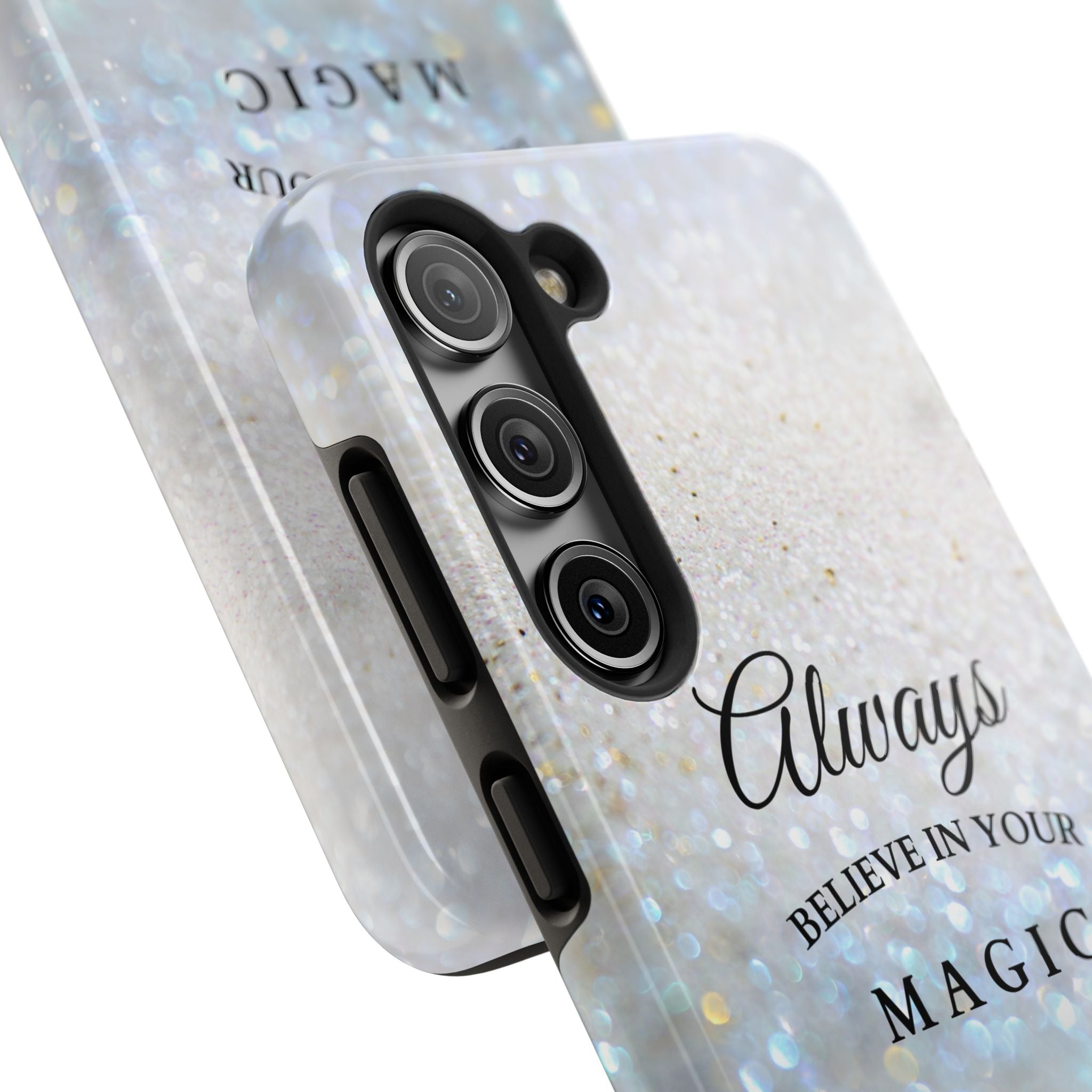 Crystal Snow Phone Case – Always Believe in Your Magic