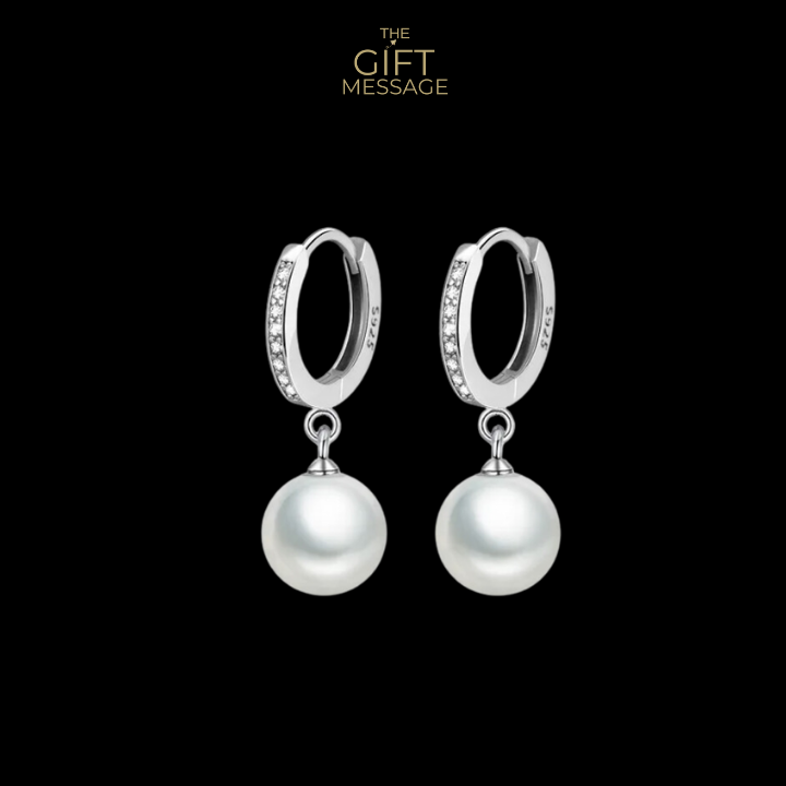 Lucia Silver Freshwater pearl Earrings