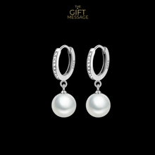 Load image into Gallery viewer, Lucia Silver Freshwater pearl Earrings
