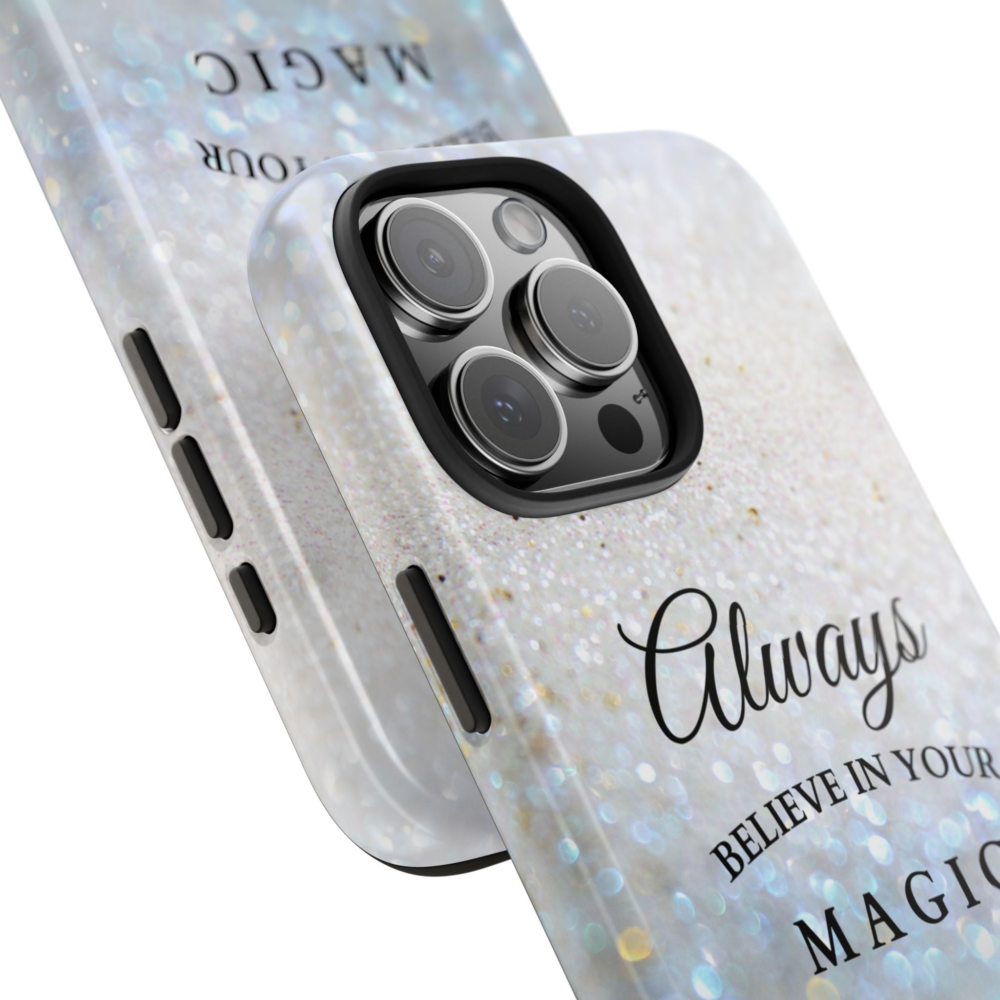 Crystal Snow Phone Case – Always Believe in Your Magic