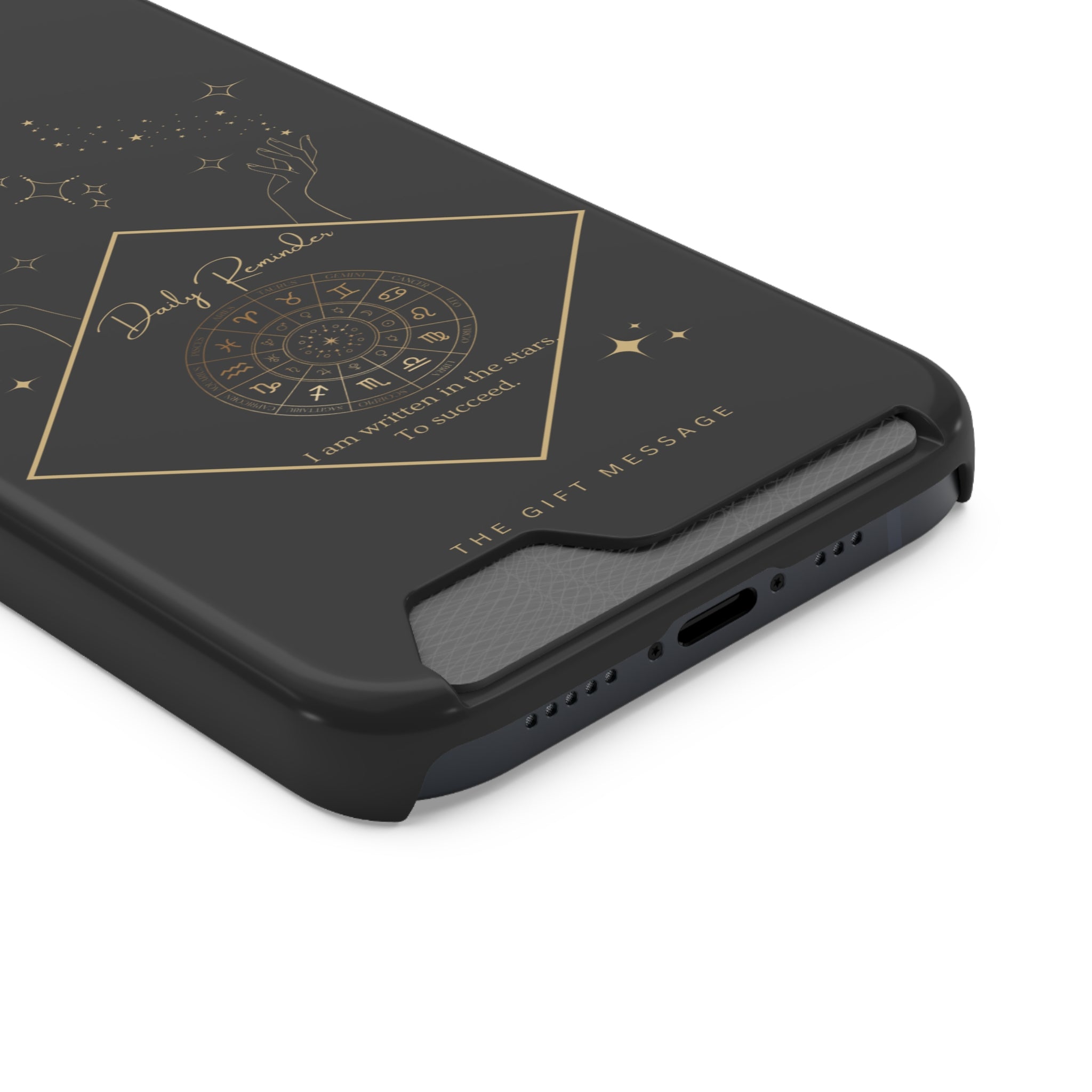 Mantra Constellation Phone Case With Card Holder