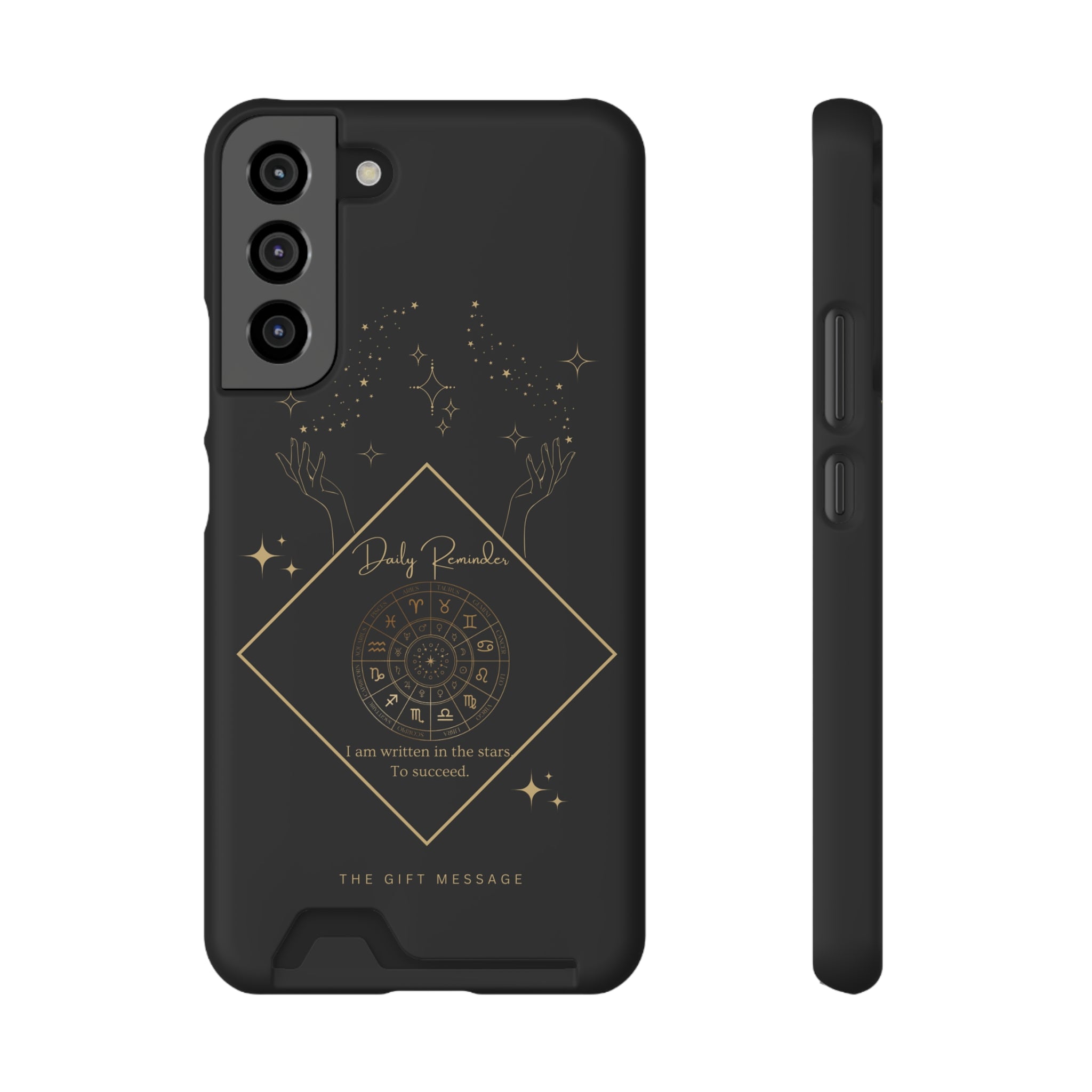 Mantra Constellation Phone Case With Card Holder