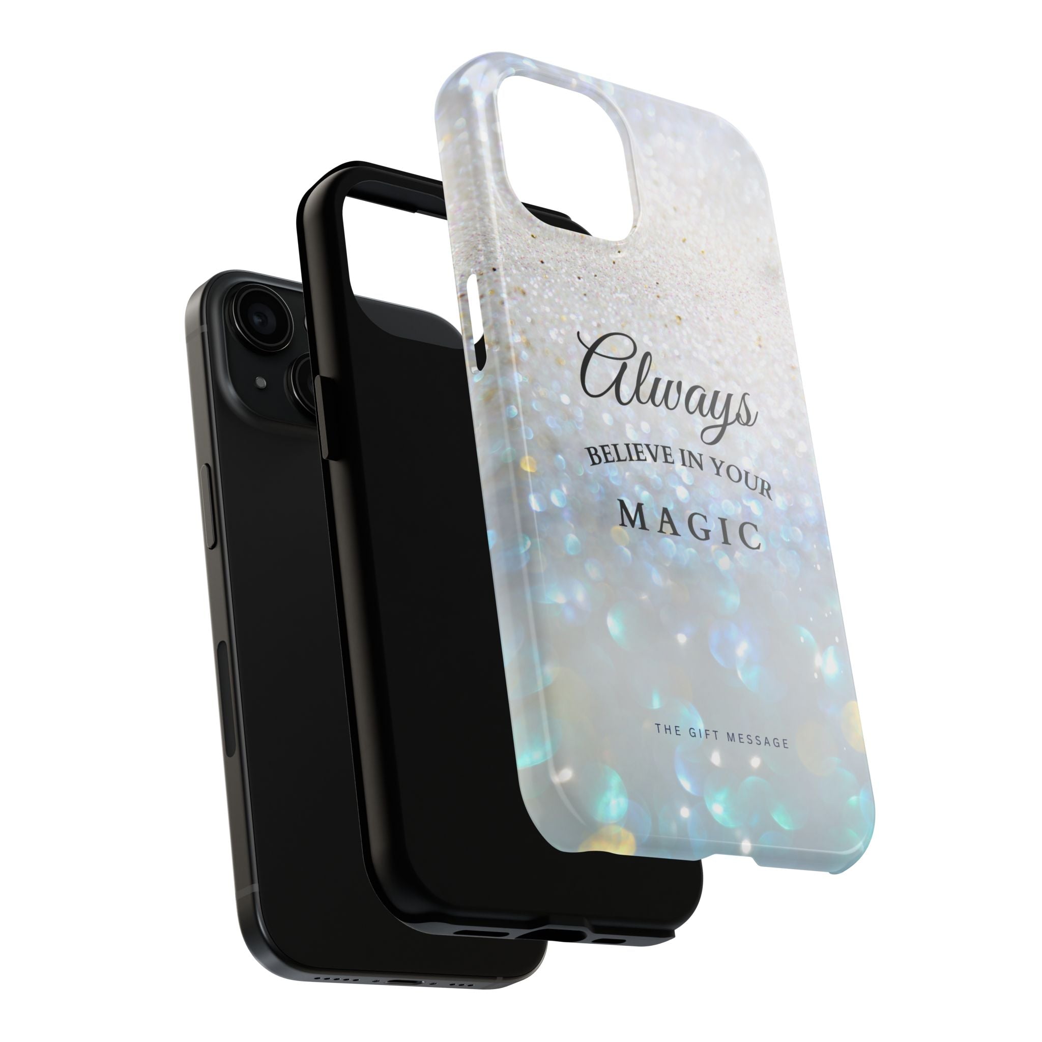 Crystal Snow Phone Case – Always Believe in Your Magic