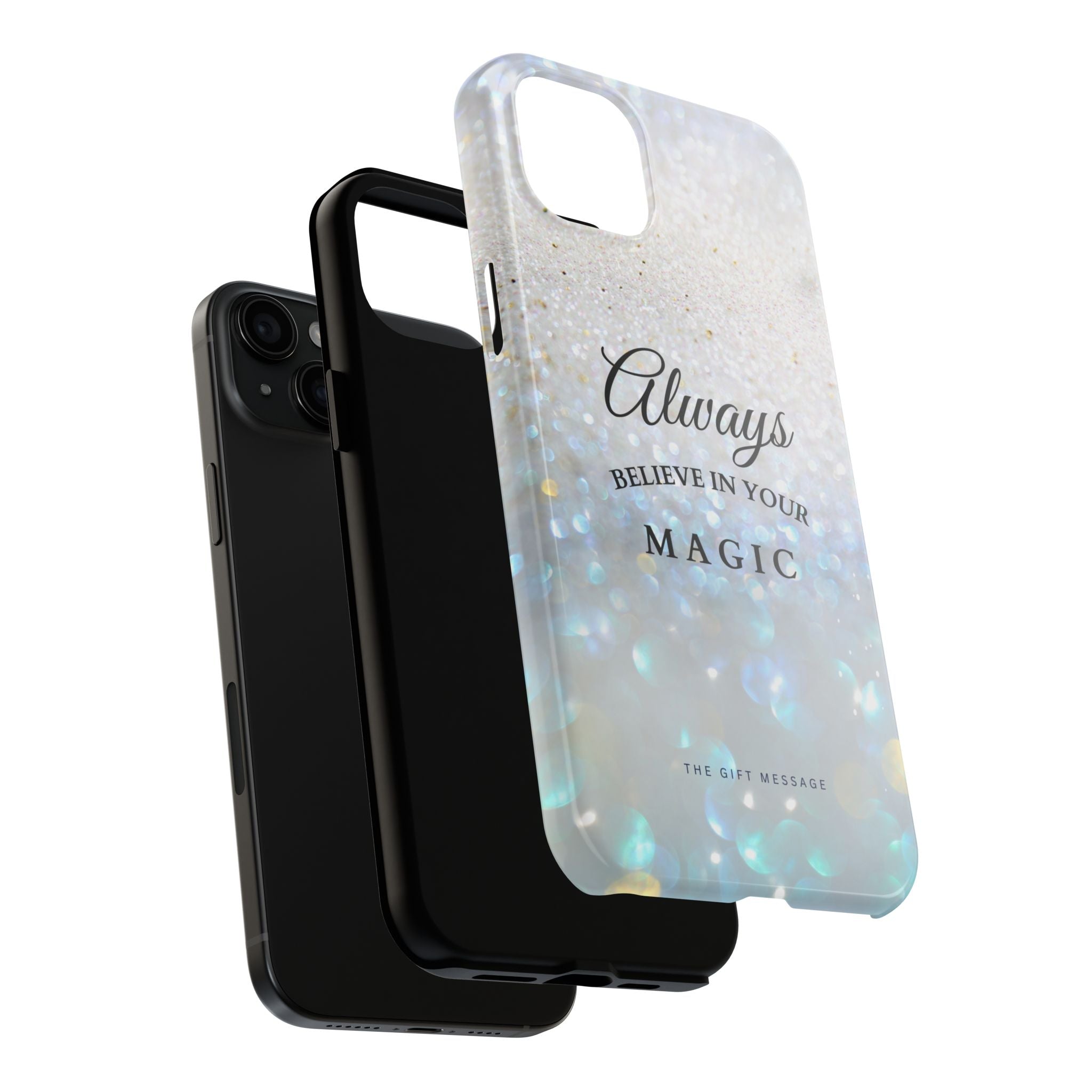 Crystal Snow Phone Case – Always Believe in Your Magic