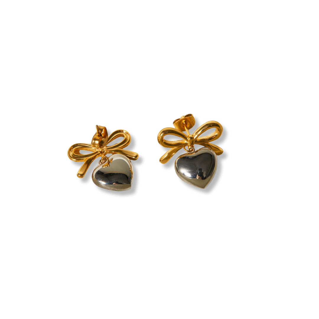 Sweetheart Bow Earrings