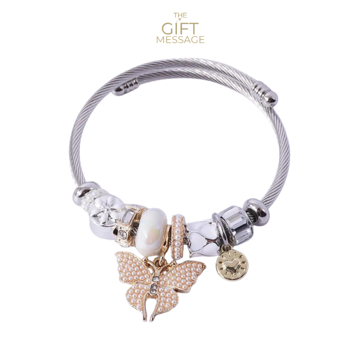 Mocha Milan Charm Bracelet