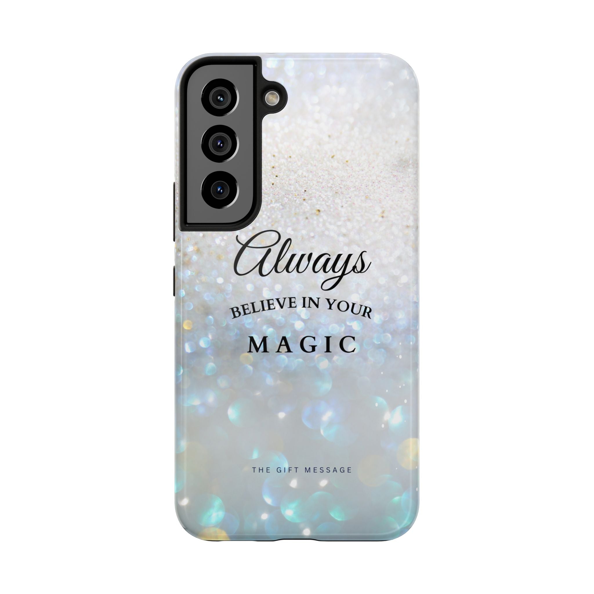 Crystal Snow Phone Case – Always Believe in Your Magic