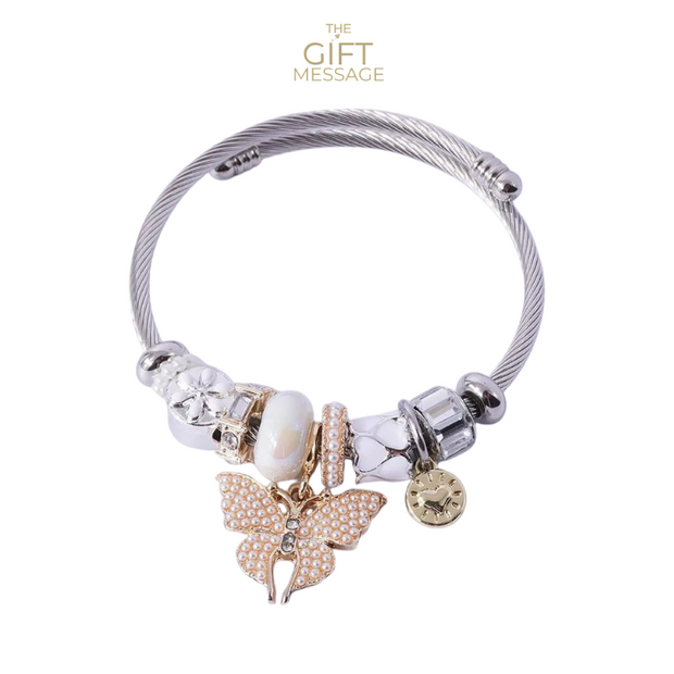 Mocha Milan Charm Bracelet