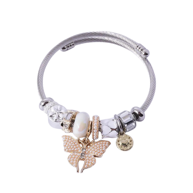 Mocha Milan Charm Bracelet