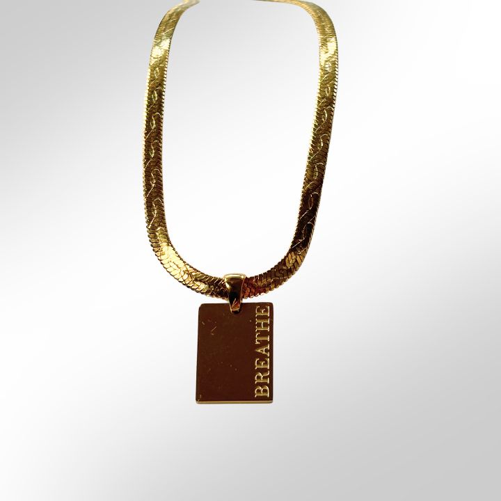 Soulful Scripts Necklace