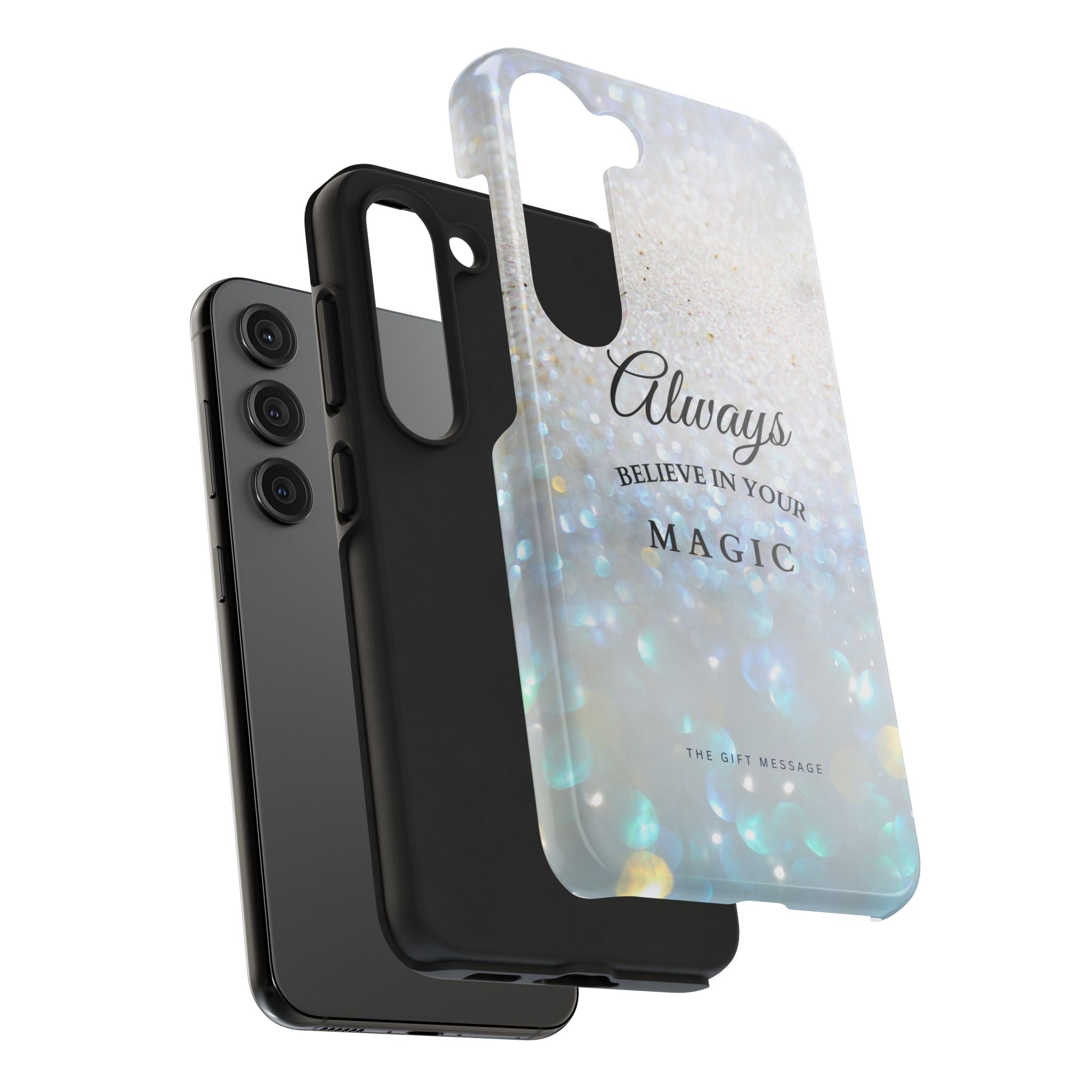 Crystal Snow Phone Case – Always Believe in Your Magic