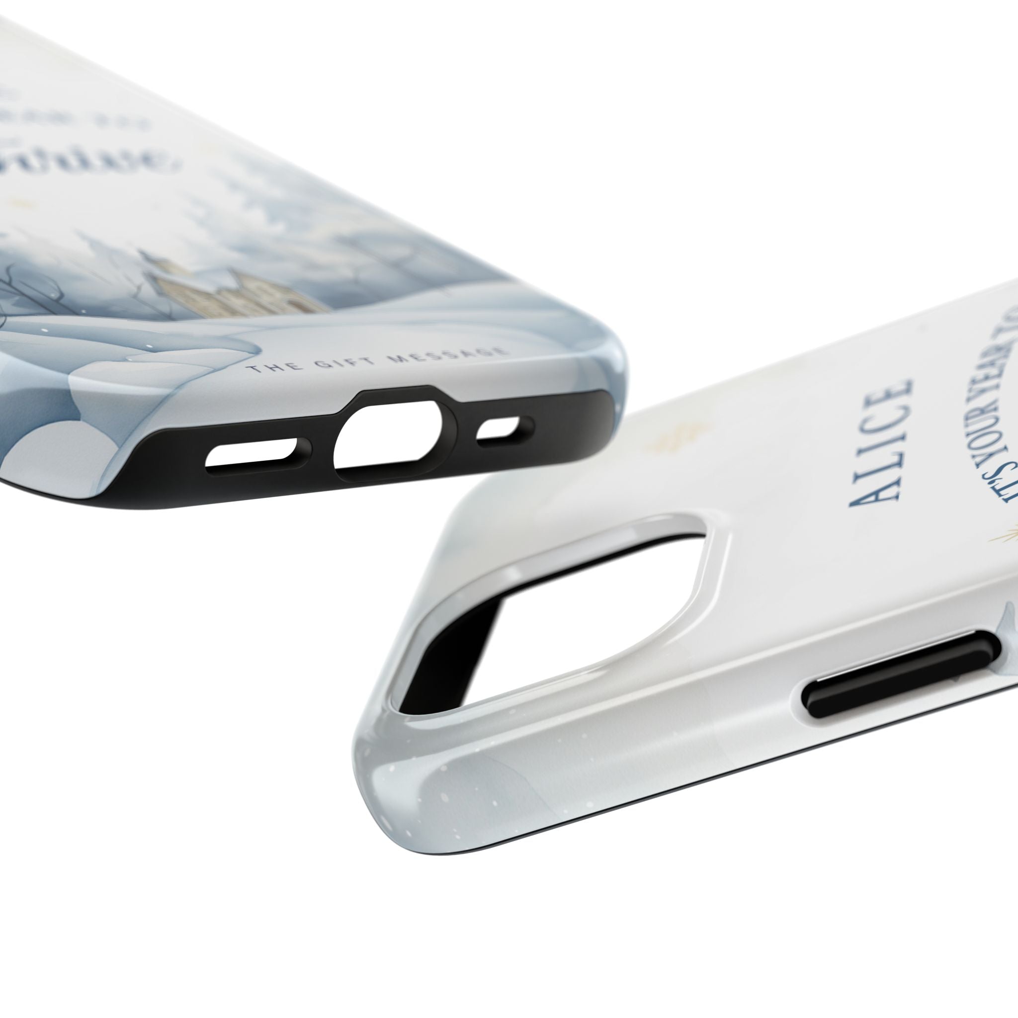 Thrive Snowy Scene Personalized Phone Case