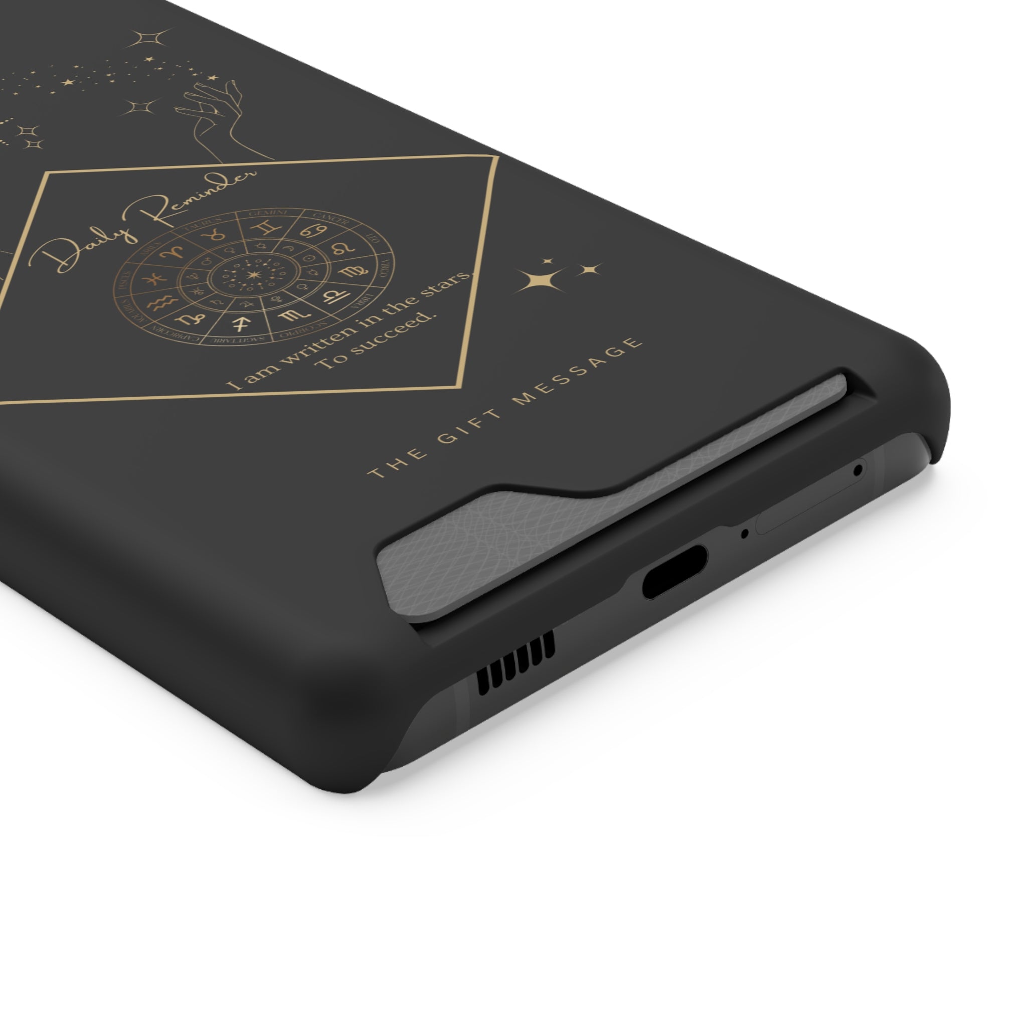 Mantra Constellation Phone Case With Card Holder