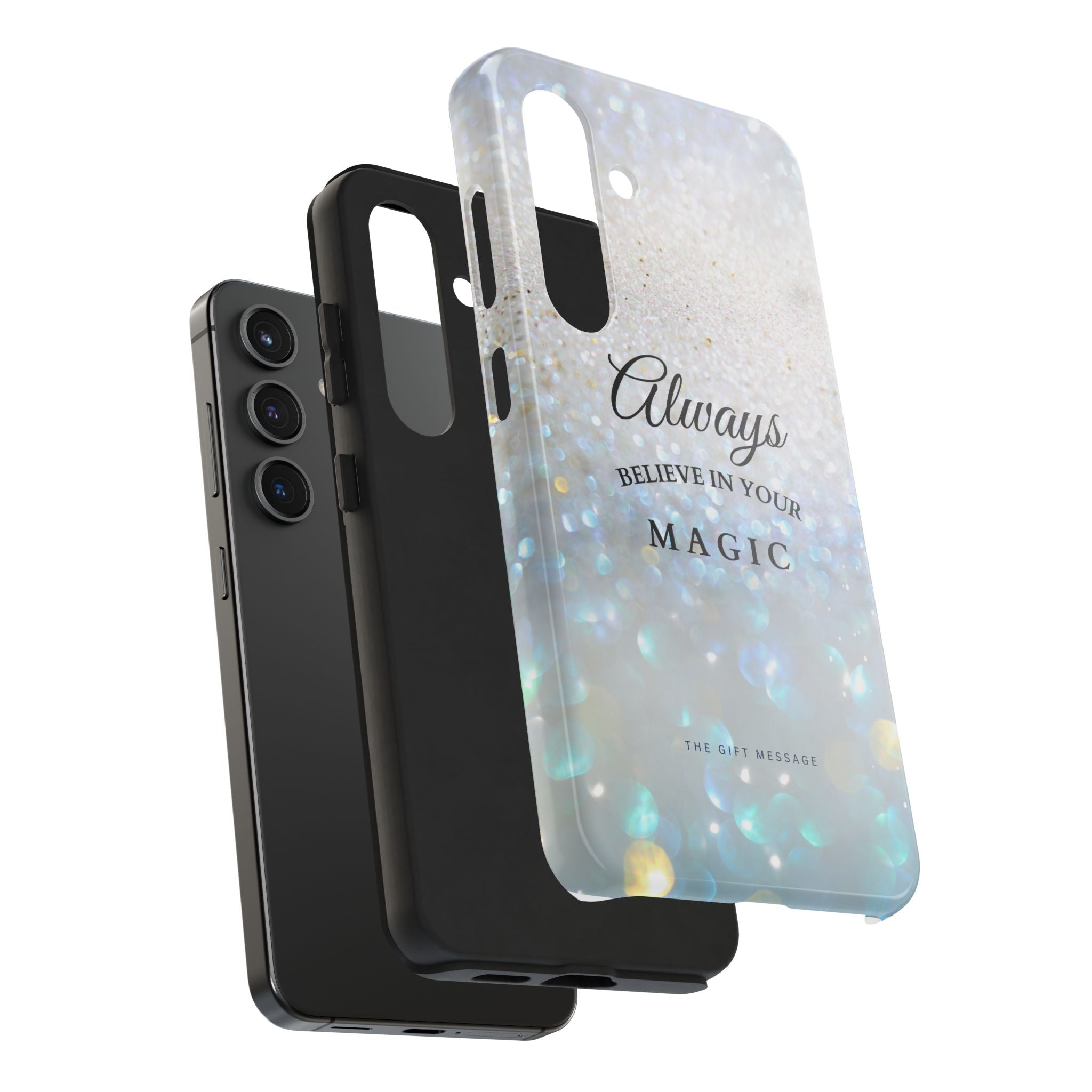 Crystal Snow Phone Case – Always Believe in Your Magic