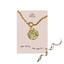 Load image into Gallery viewer, SIREN - Seashell Changeable Charm Necklace
