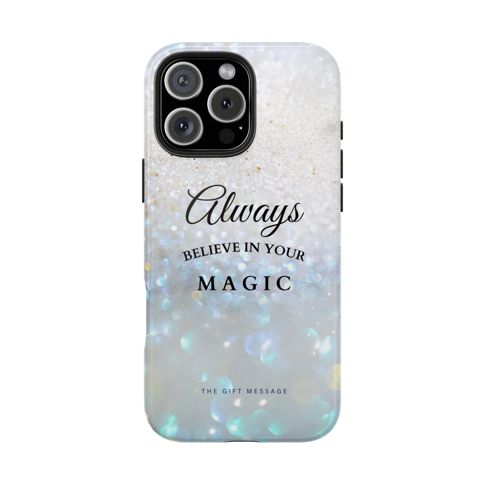 Crystal Snow Phone Case – Always Believe in Your Magic