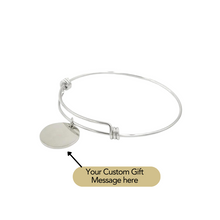 Load image into Gallery viewer, Senti Custom Engraved bangle
