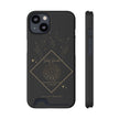 Mantra Constellation Phone Case With Card Holder