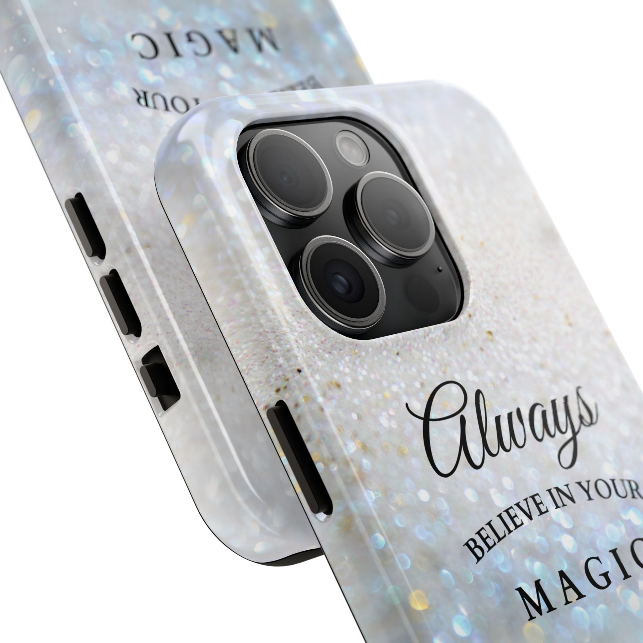 Crystal Snow Phone Case – Always Believe in Your Magic