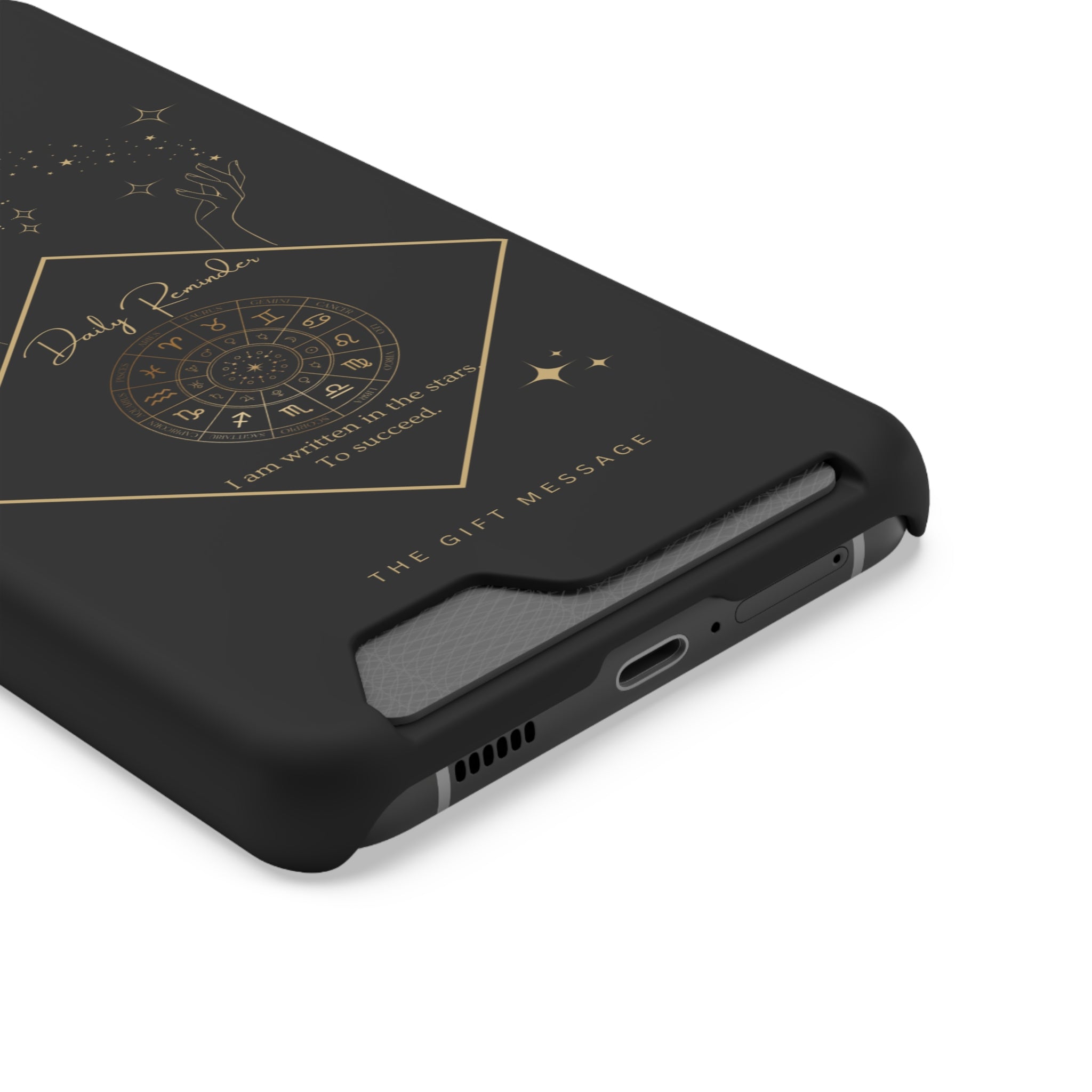 Mantra Constellation Phone Case With Card Holder