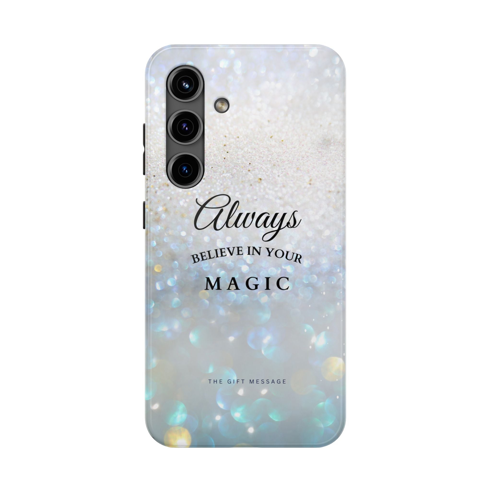 Crystal Snow Phone Case – Always Believe in Your Magic