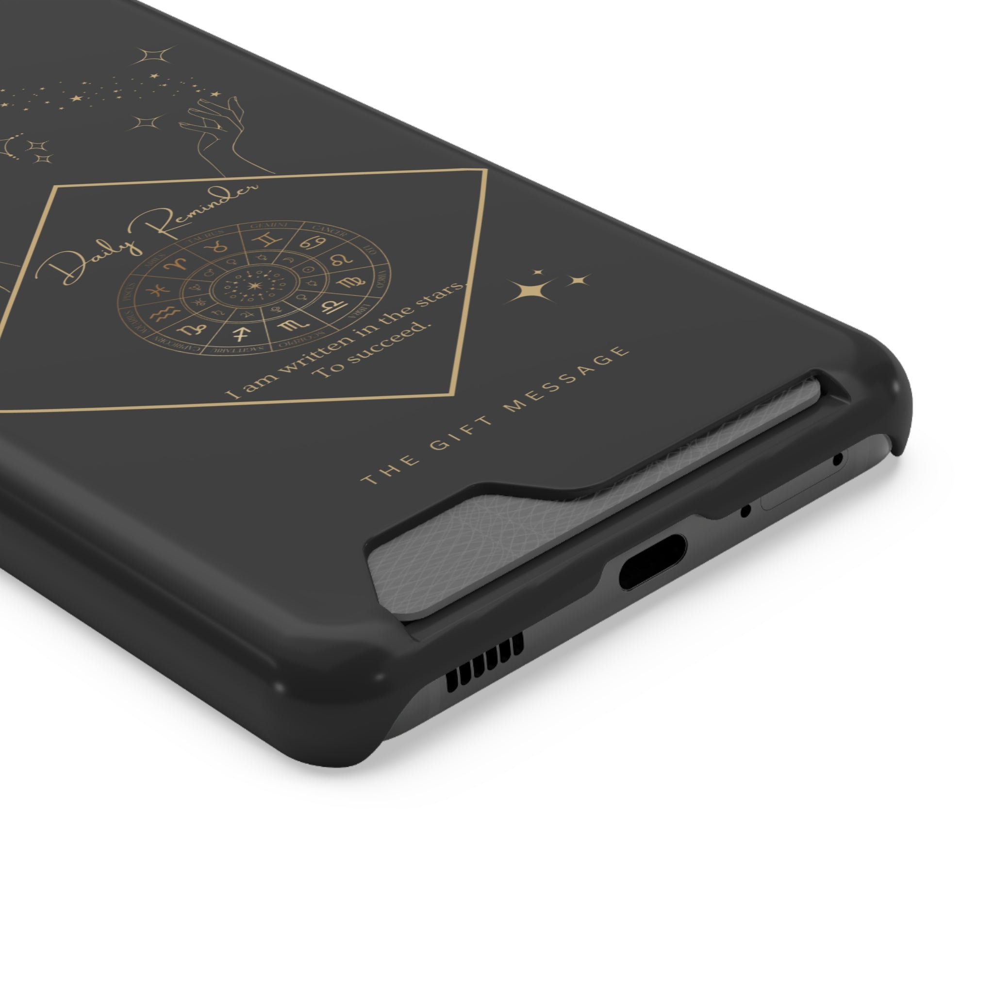 Mantra Constellation Phone Case With Card Holder